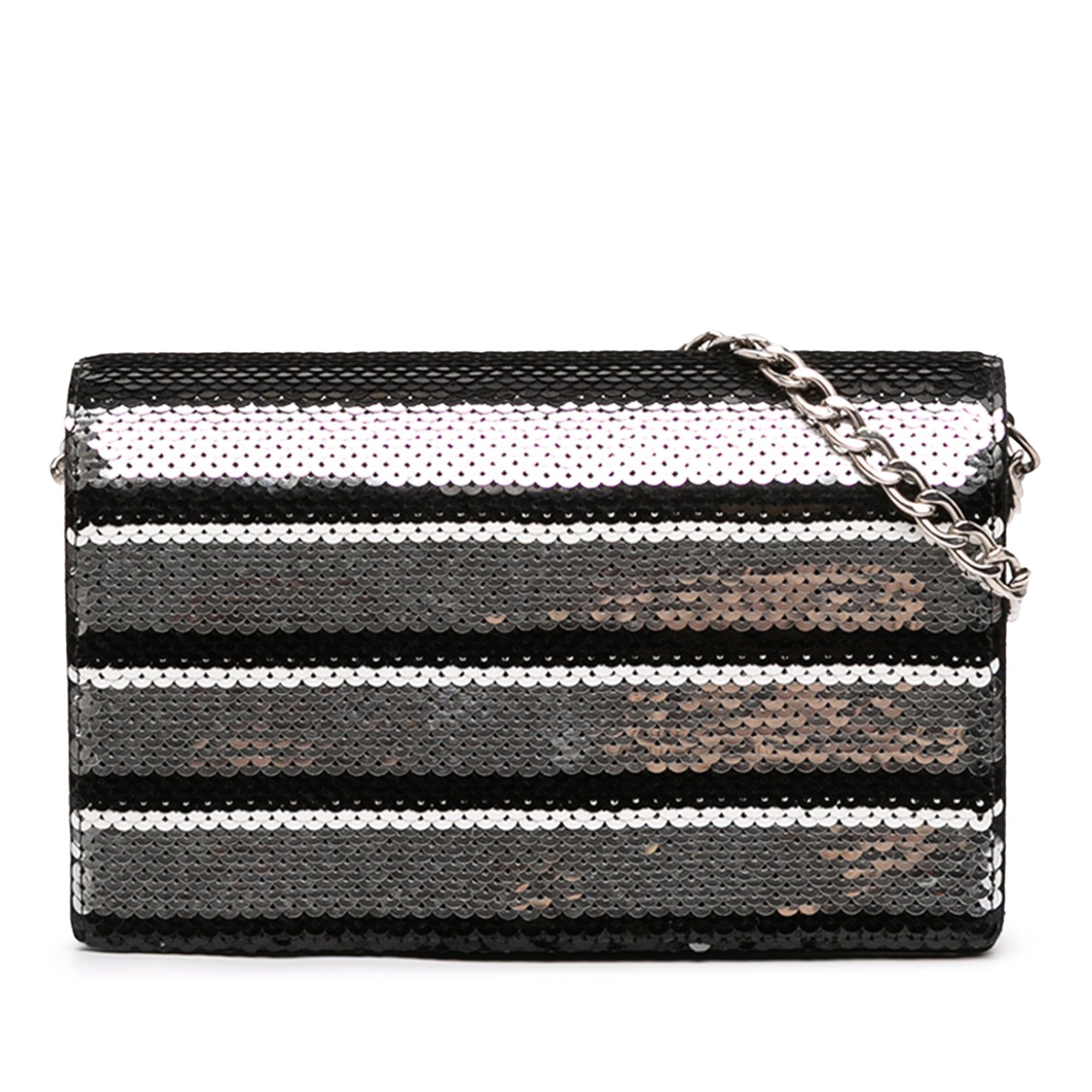 Prada Sequin Embellished Baia Chain Flap Size ONE SIZE - 1 Thumbnail