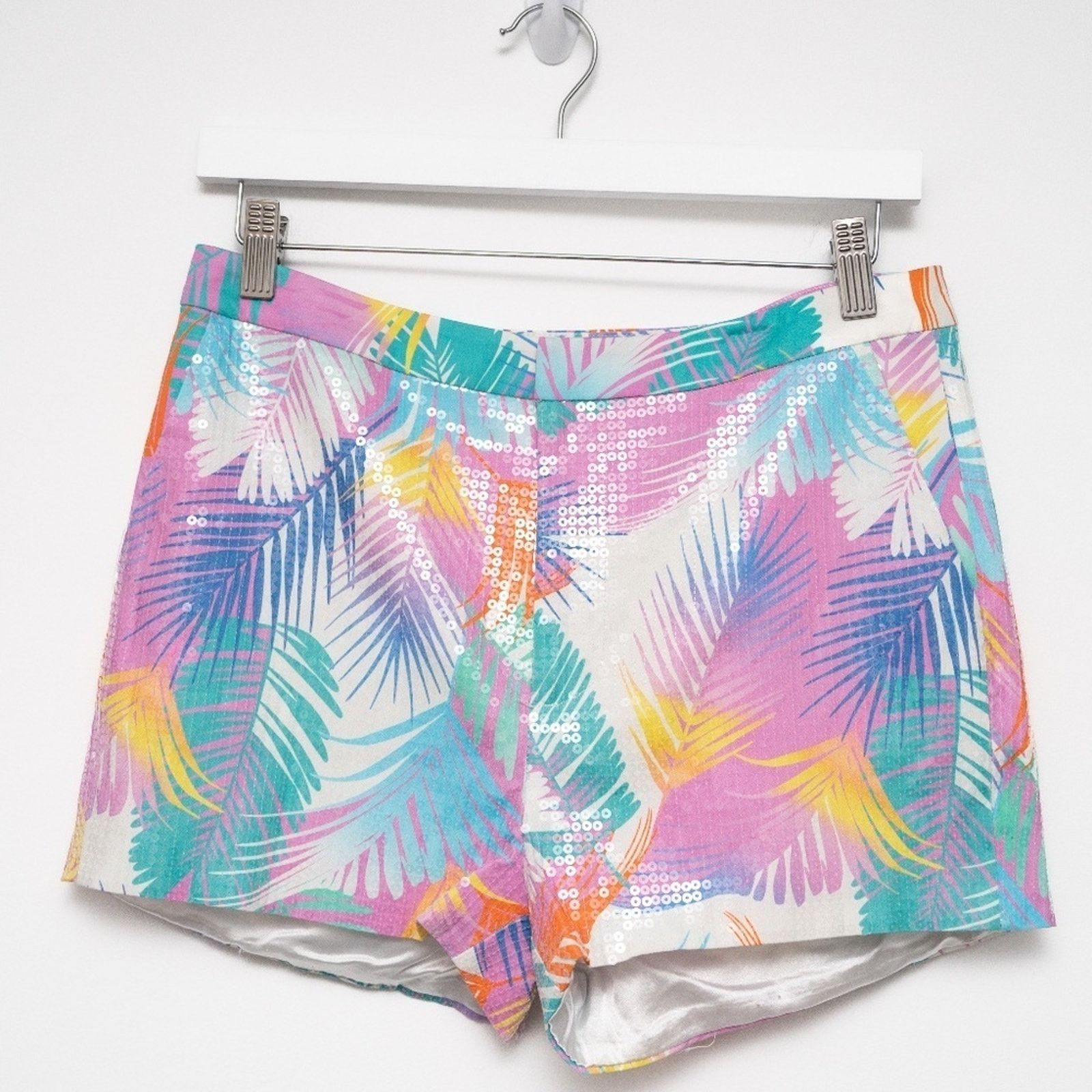 Le Superbe Le Superbe. Revolve. Tropical Sequin Shine Shorts. Size 30" / US 8 / IT 44 - 2 Thumbnail