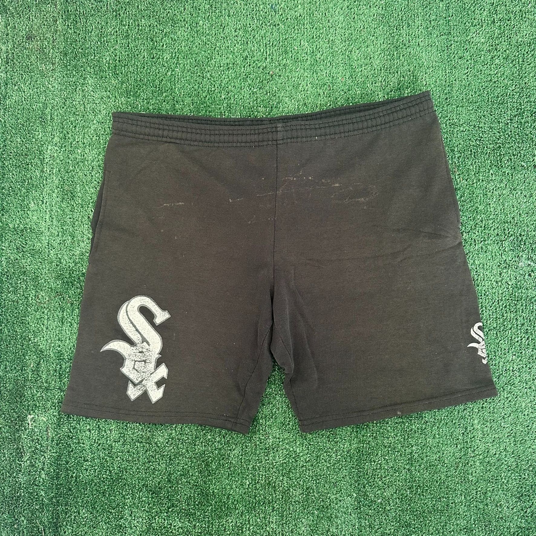Jerzees Vintage 90s Chicago White Sox Shorts Baseball MLB Logo Black Size US 36 / EU 52 - 1 Thumbnail