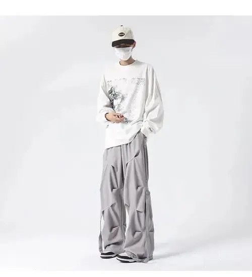 Designer × Japanese Brand Trousers casual loose pants streetwear y2k Size US 30 / EU 46 - 4 Thumbnail