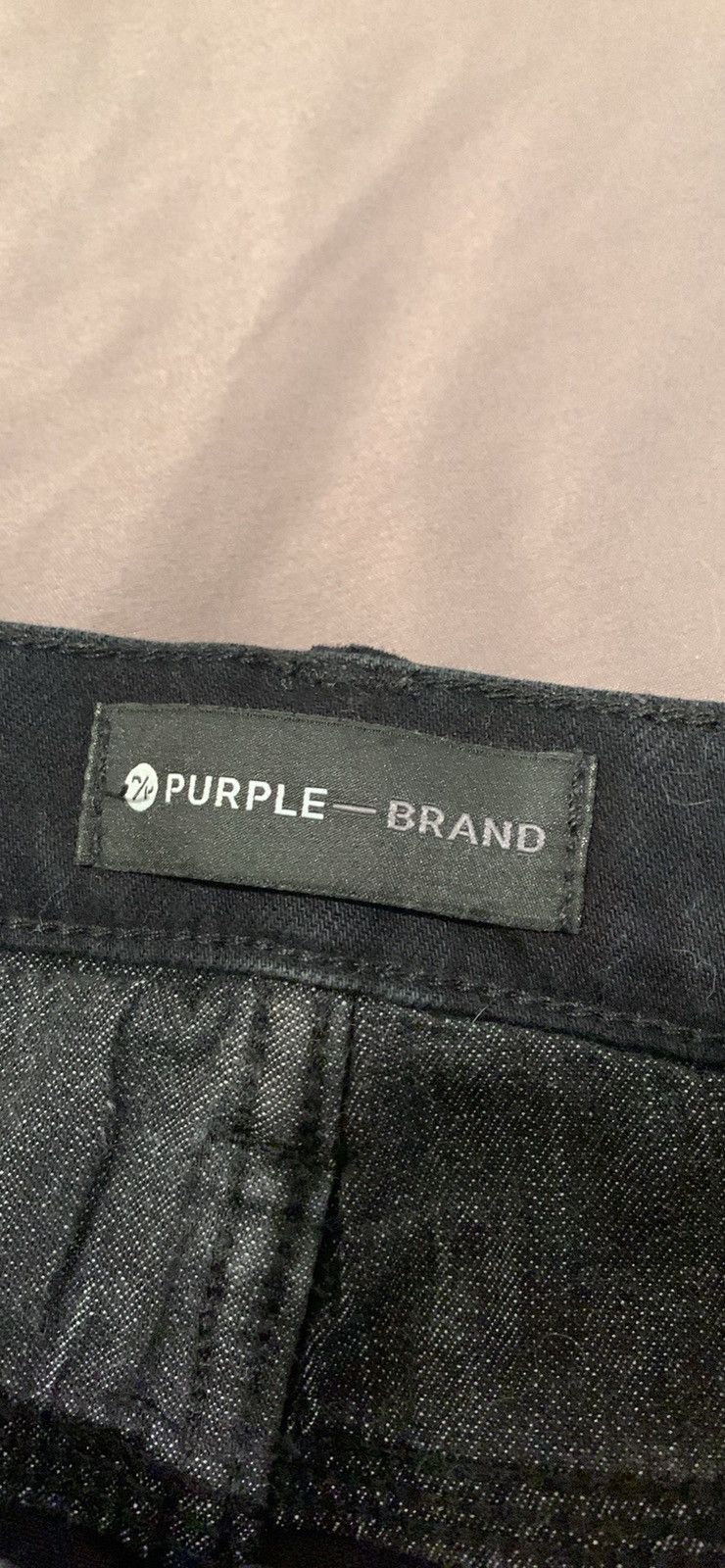 Purple Brand Purple Jeans Black Oil spill Size US 31 - 8 Thumbnail