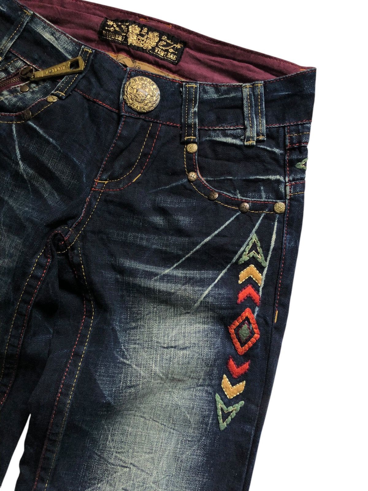 If Six Was Nine Riobera low rise flare jeans Size US 30 / EU 46 - 7 Thumbnail