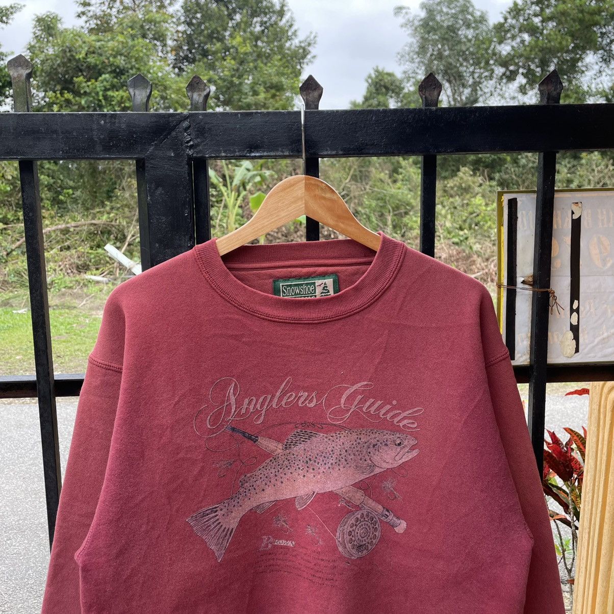 Vintage 🔥Vintage 90s Snowshoe Thomson Big Fish Crewneck Sweatshirts Size US M / EU 48-50 / 2 - 4 Thumbnail