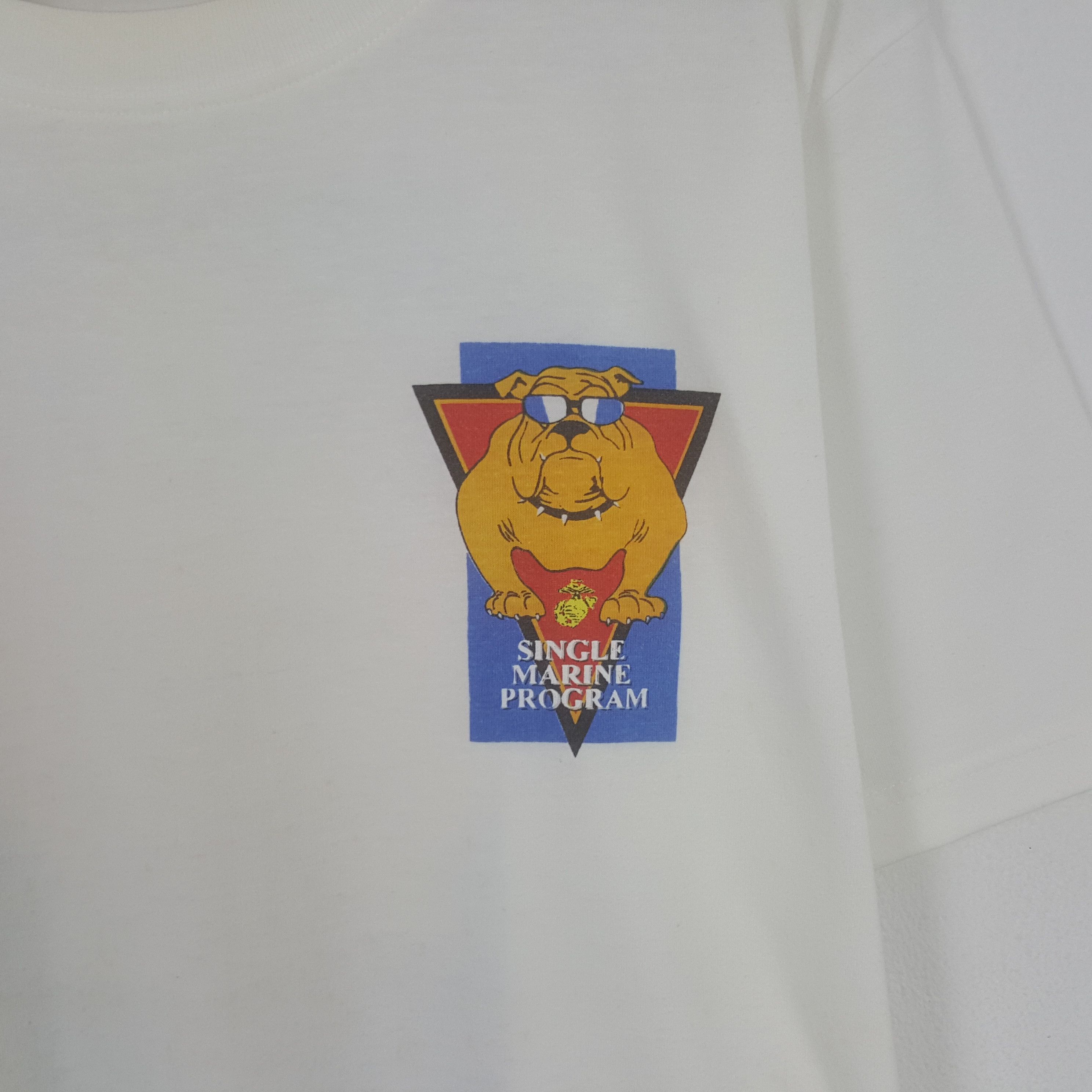 Vintage Vintage Single Marine Program Tshirt Size US XL / EU 56 / 4 - 4 Thumbnail