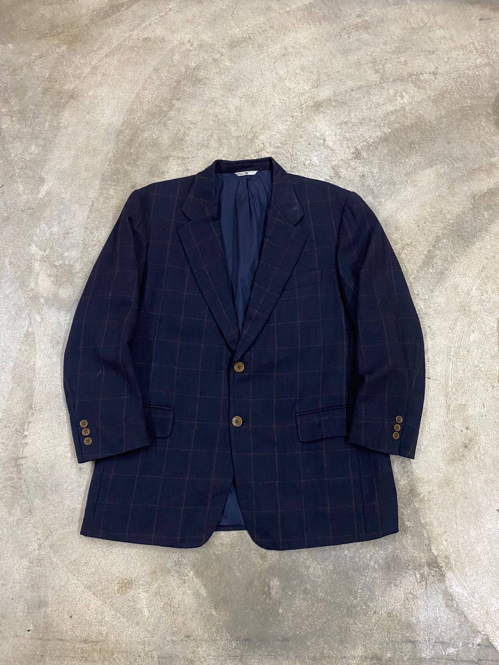 Givenchy Vintage Givenchy Plaid Blazer Jacket Size 40R - 1 Thumbnail