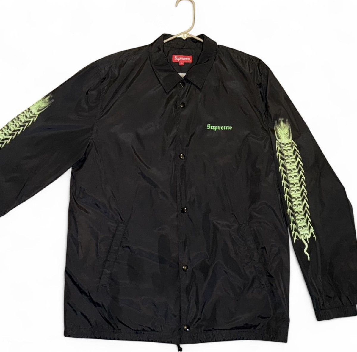 Supreme 2014 Supreme x H.R. Giger “Li” Coach Jacket Size US XL / EU 56 / 4 - 1 Thumbnail