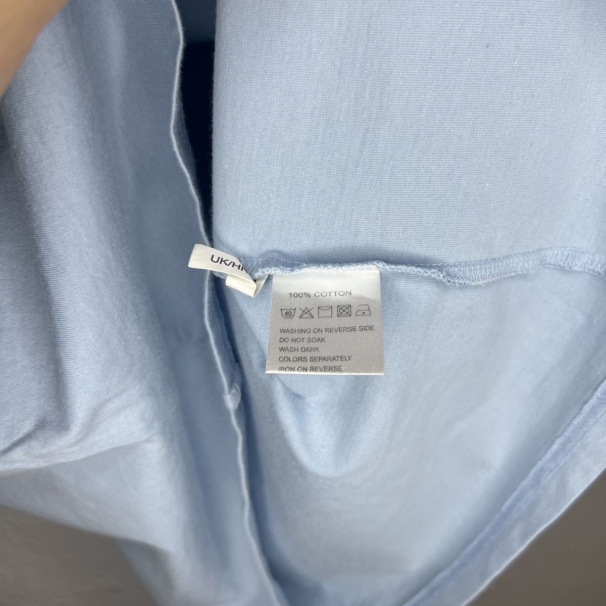 Yves Saint Laurent Yves Saint Lauren YSL Tshirt Tee Big Logo Blue Navy Size US L / EU 52-54 / 3 - 6 Thumbnail
