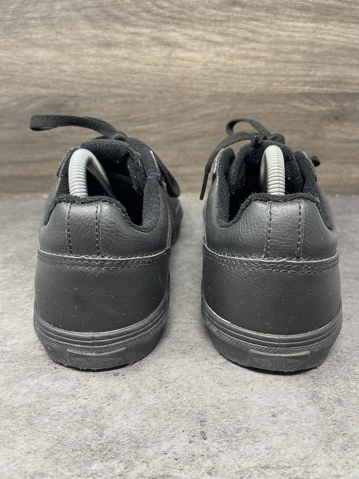 Vans Vans Seldan Shoes Mens Size 8 Black Leather Sneakers Size US 8 / EU 41 - 6 Thumbnail