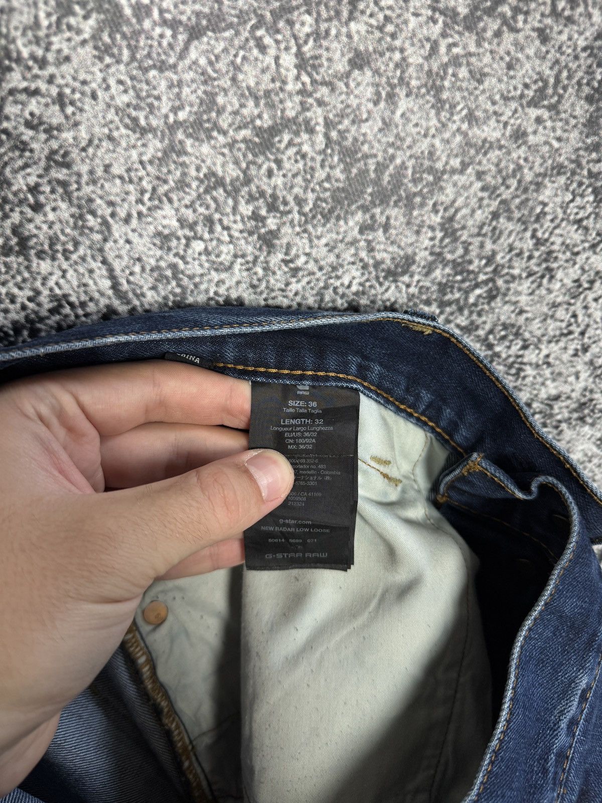 G-Star G-Star RAW New Radar Low Loose Jeans Distressed Pants 36x32 Size US 36 / EU 52 - 10 Thumbnail