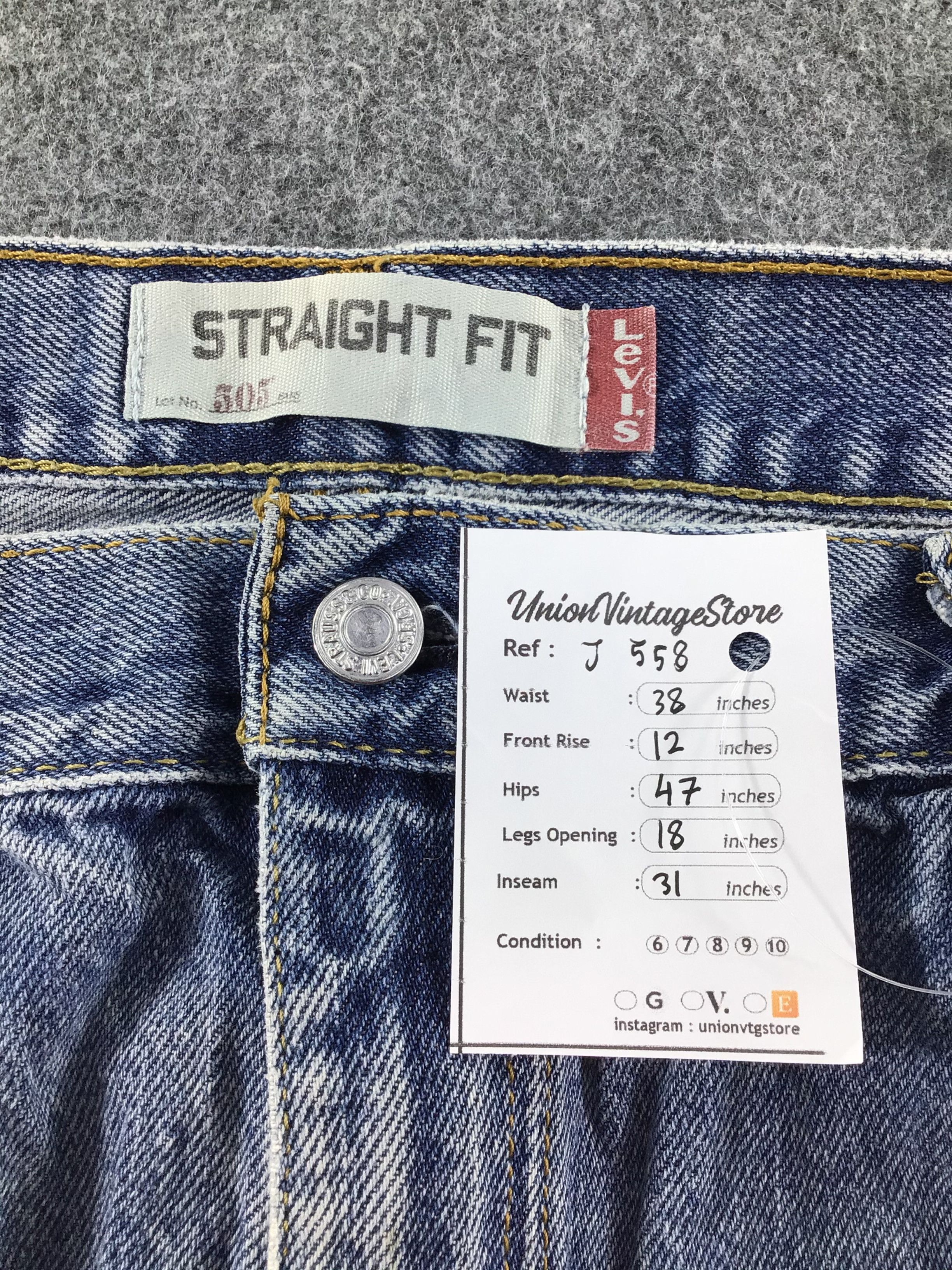 Levi's Vintage Levis 505 Jeans-J558 Size US 38 / EU 54 - 13 Thumbnail