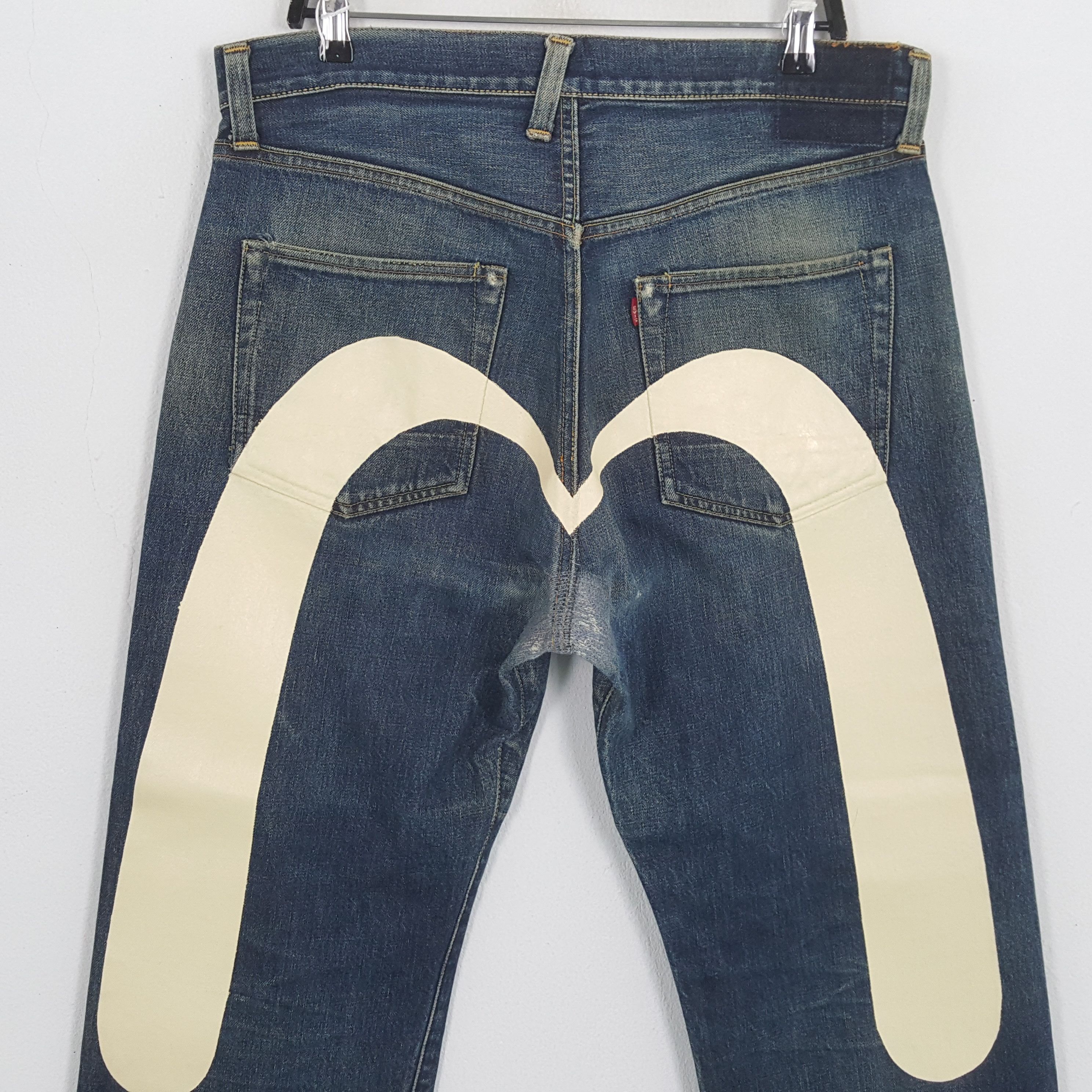 Evisu × Japanese Brand × Vintage EVIS Japanese Brand Streetwear Custom Daicock Jeans Size US 36 / EU 52 - 2 Thumbnail
