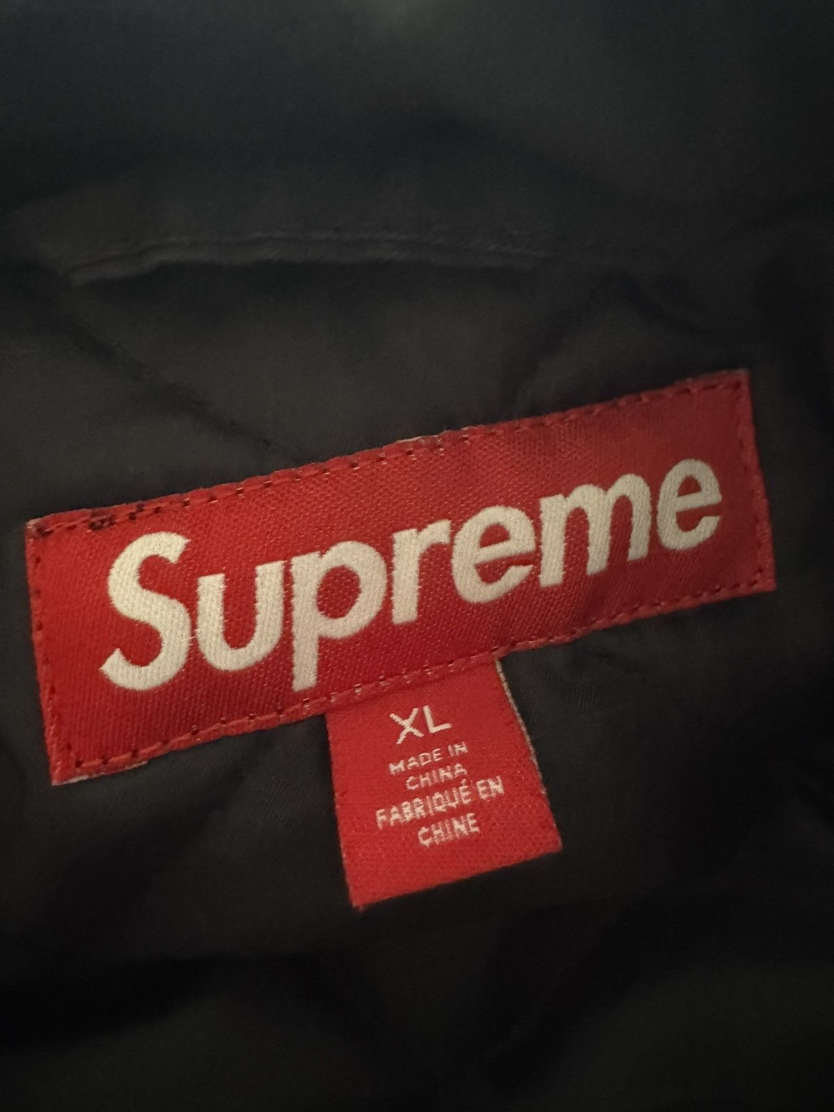 Designer × Supreme SUPREME PEACE EMBROIDERED WORK JACKET Size US XL / EU 56 / 4 - 5 Thumbnail