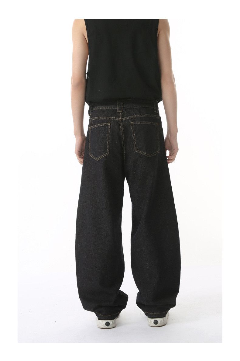 Japanese Brand × Jean American street casual retro loose washed scimitar jeans Size US 32 / EU 48 - 5 Thumbnail