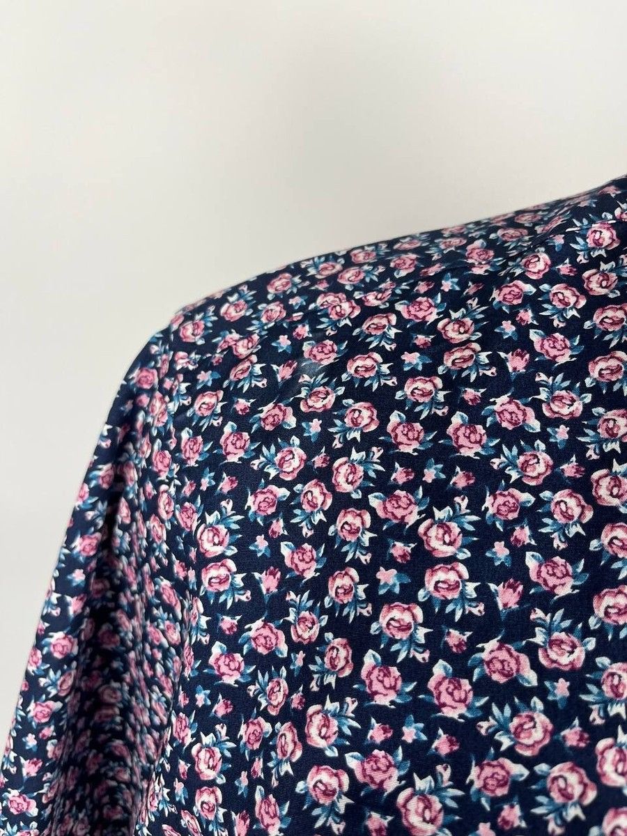 Designer × Ted Baker Ted Baker London Men Long Sleeve Floral Print Size 6 (0309) Size US M / EU 48-50 / 2 - 6 Thumbnail