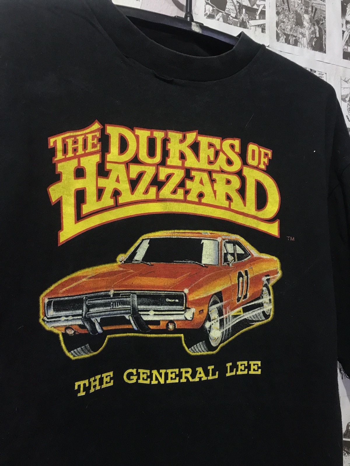 All Sport × Vintage Vintage 90s T-Shirt The Dukes Of Hazzard General Lee 📺 Size US XL / EU 56 / 4 - 4 Thumbnail