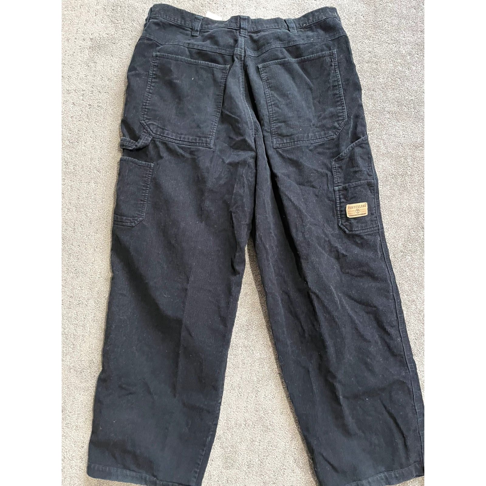 Timberland Vintage Timberland Corduroy Pants Men's W38 x L30 Black Straight Leg 100% Cotton Size US 38 / EU 54 - 3 Thumbnail