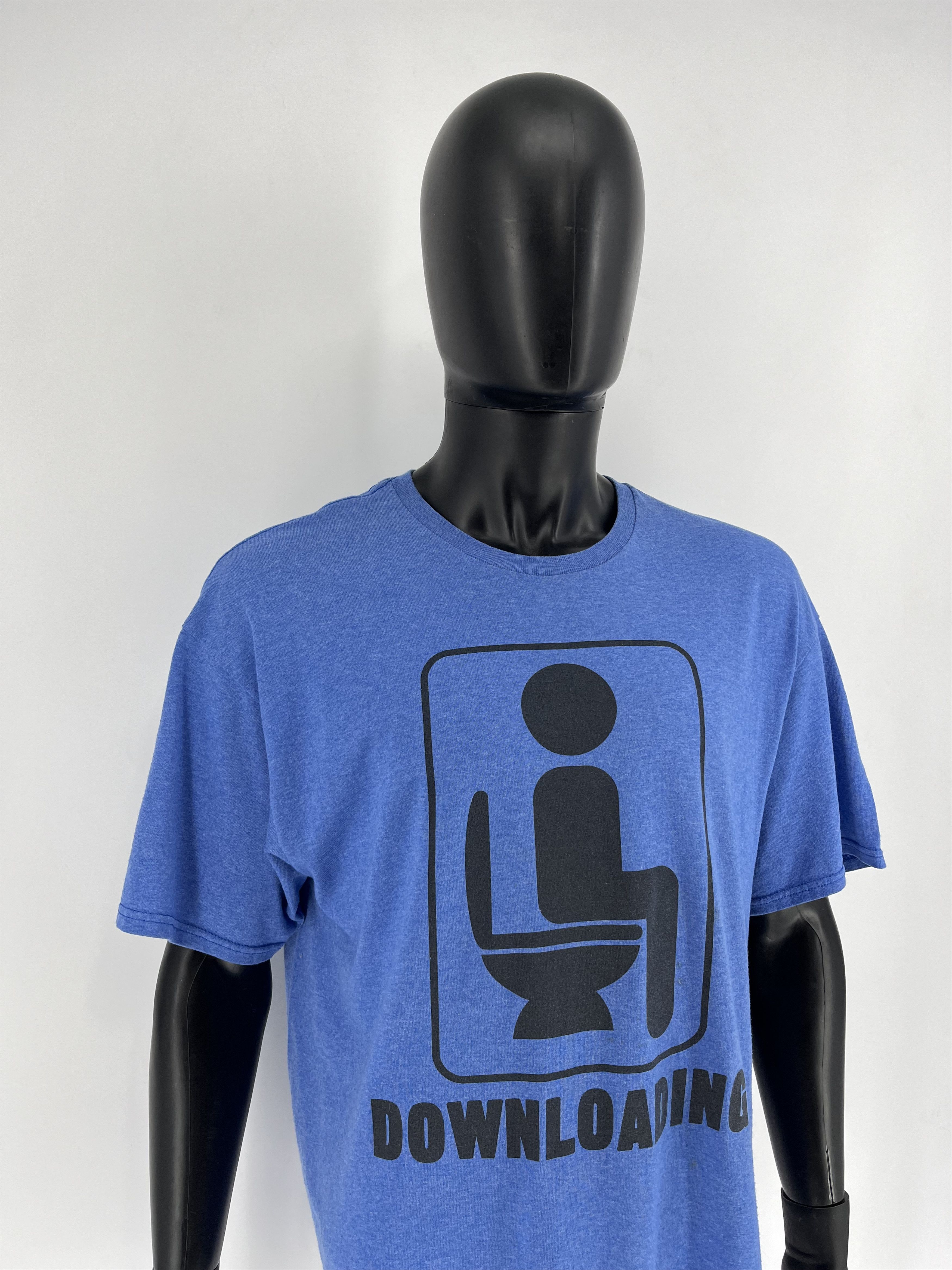 Other Vintage Y2K ADULT "DOWNLOADING" Art tee Streetwear Tee Size US XL / EU 56 / 4 - 3 Thumbnail