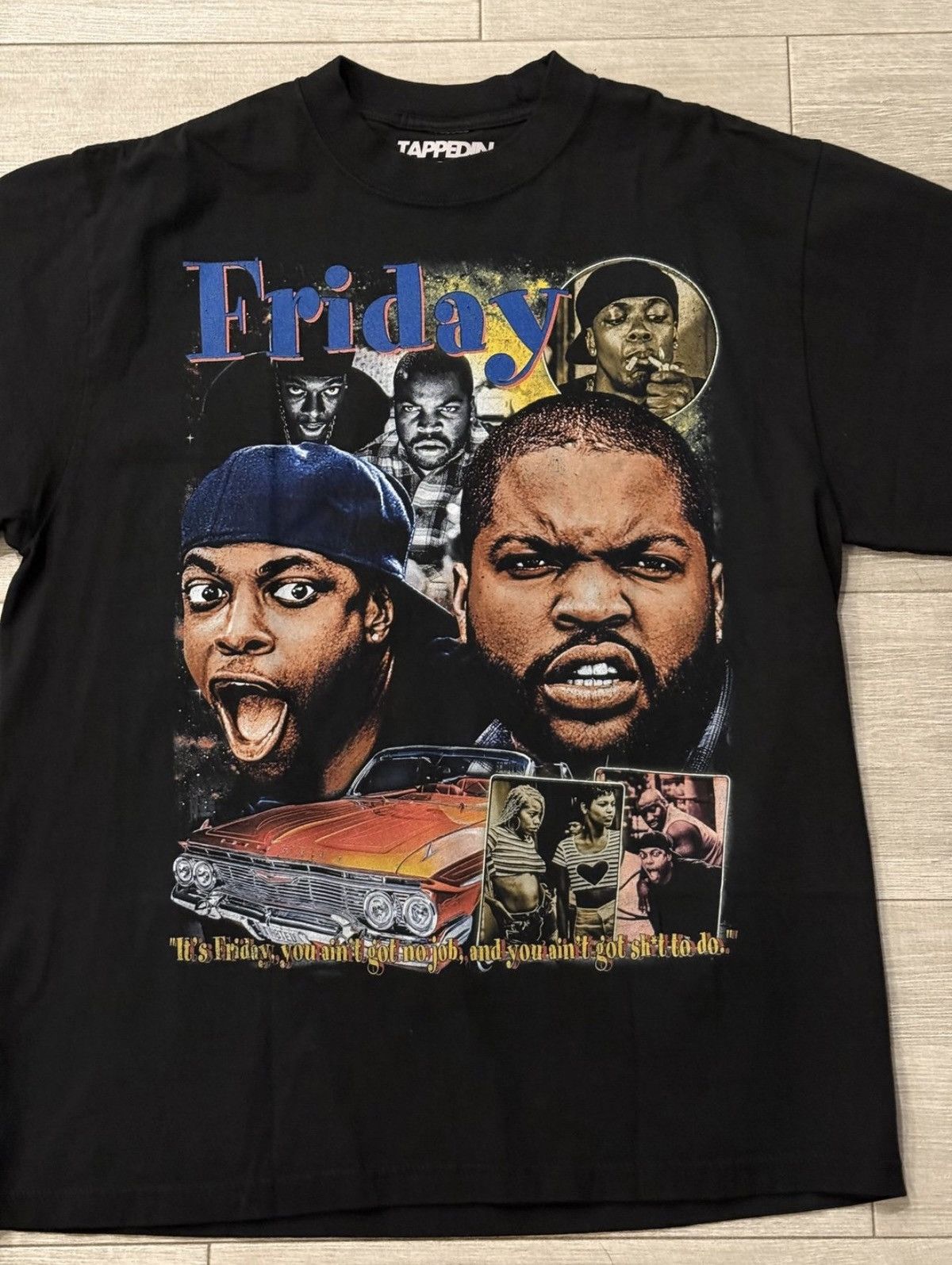 Other Tapped In Sneakers Friday Double Sided Black Tee Sz L Large Size US L / EU 52-54 / 3 - 2 Thumbnail