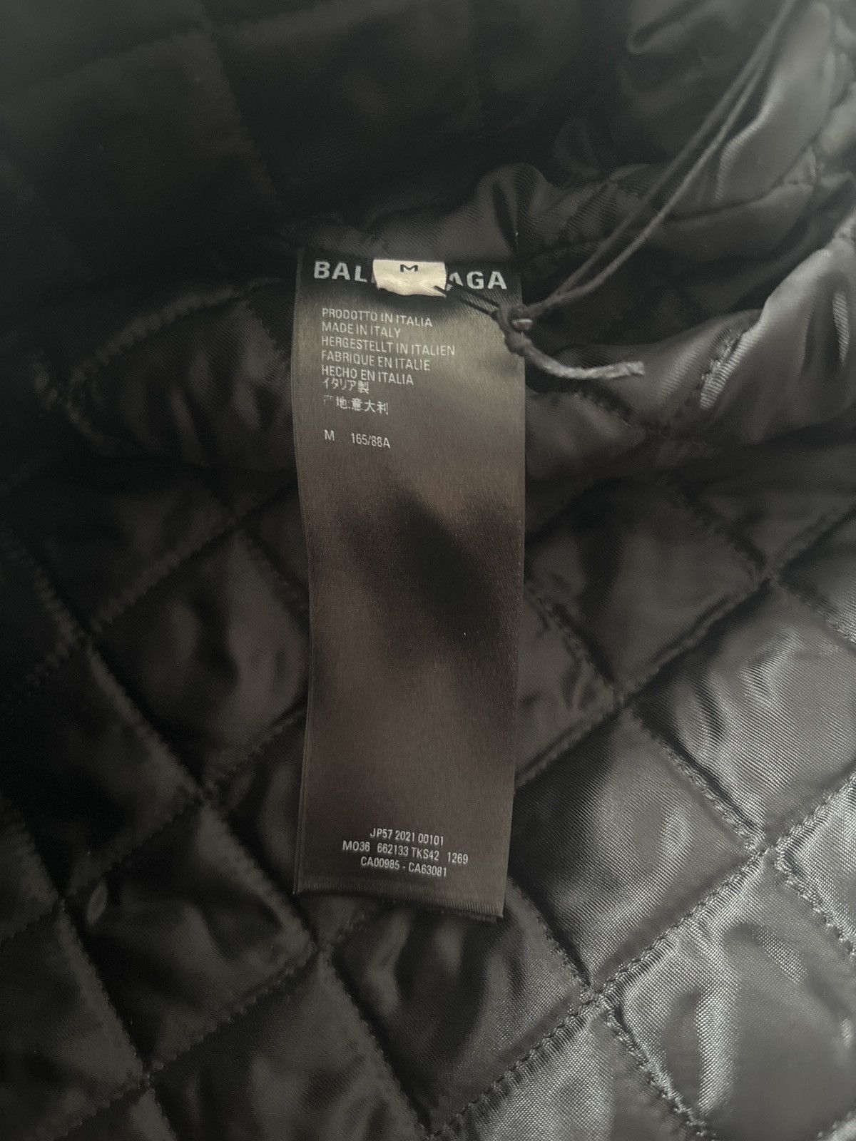 Balenciaga Balenciaga Unifit dirty calf crinkle leather jacket Size US M / EU 48-50 / 2 - 14 Thumbnail