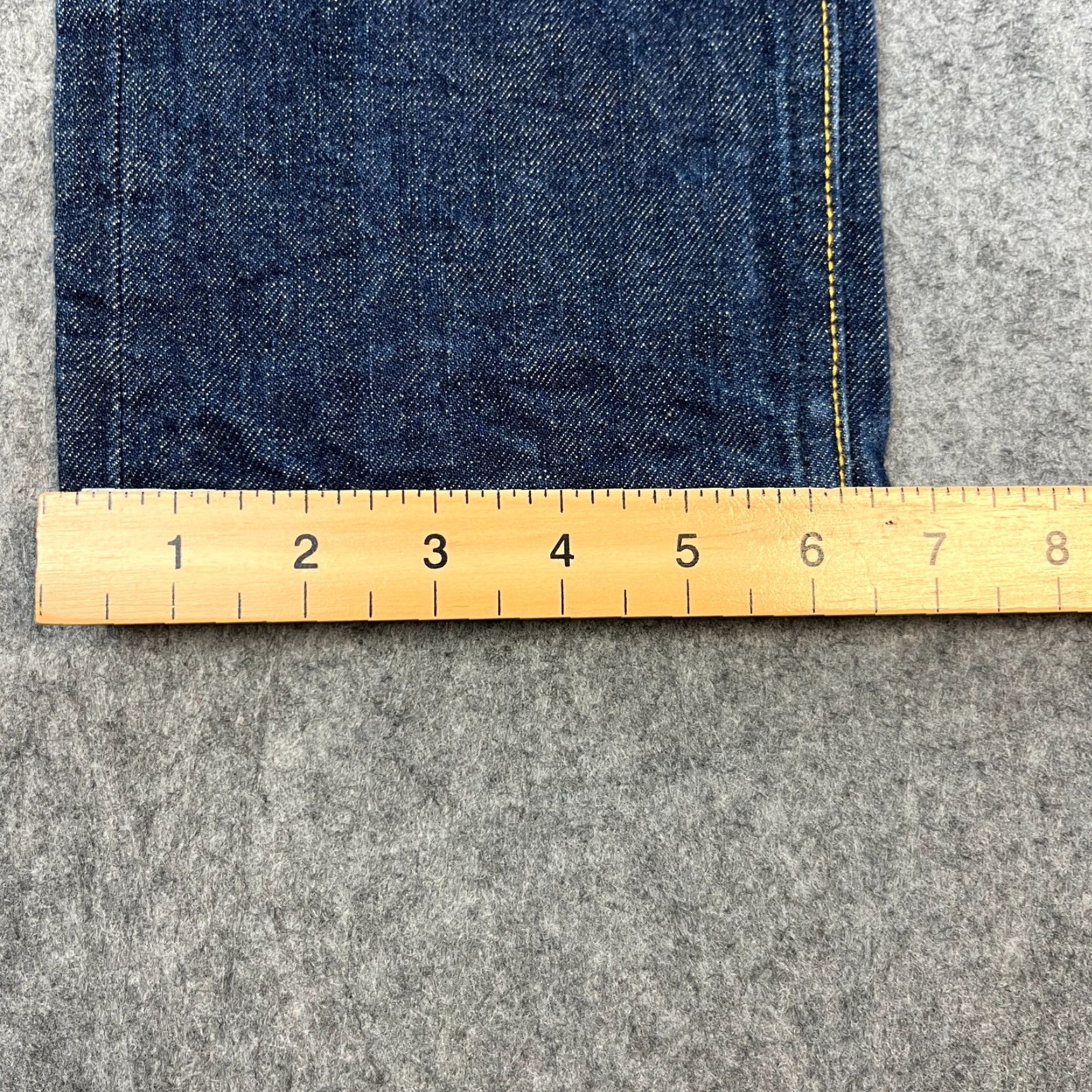 Reiss Reiss Shackleton Jeans Slim Denim 28 30 Dark Wash Blue Indigo 5-Pocket Mens Regular Slim Fit Button Denim Shirt? Size US 28 / EU 44 - 3 Thumbnail