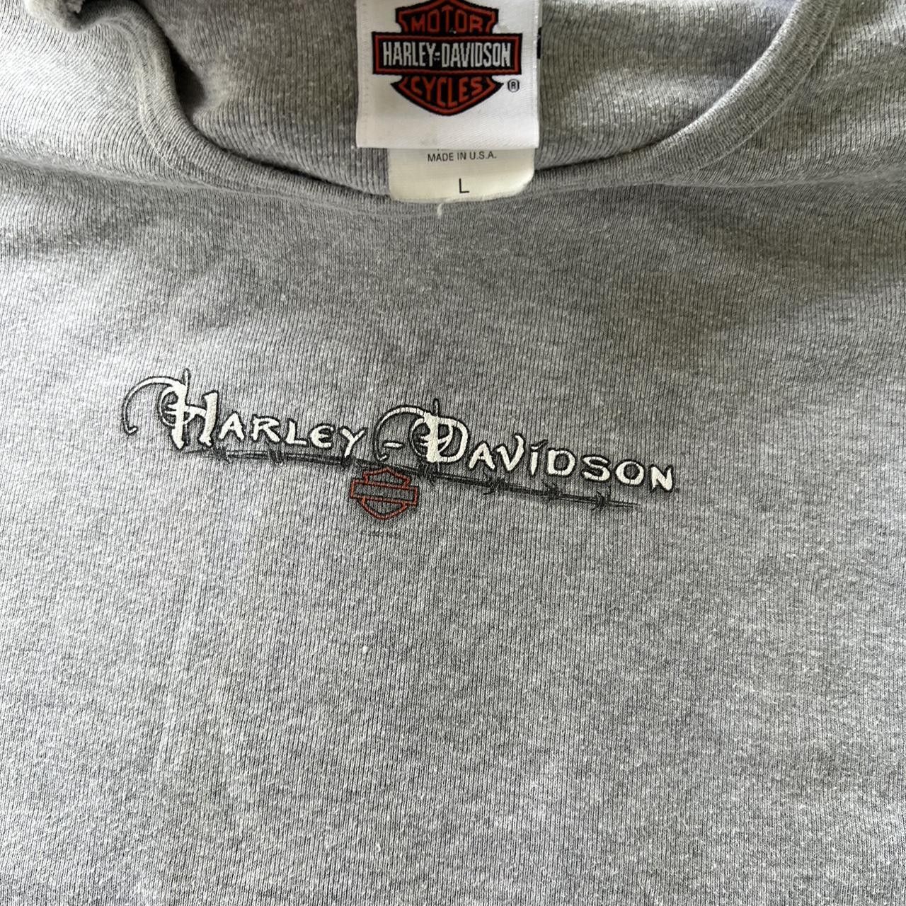 Harley Davidson Harley Davidson Baby Tee T Shirt Size Large gray Size L / US 10 / IT 46 - 4 Thumbnail