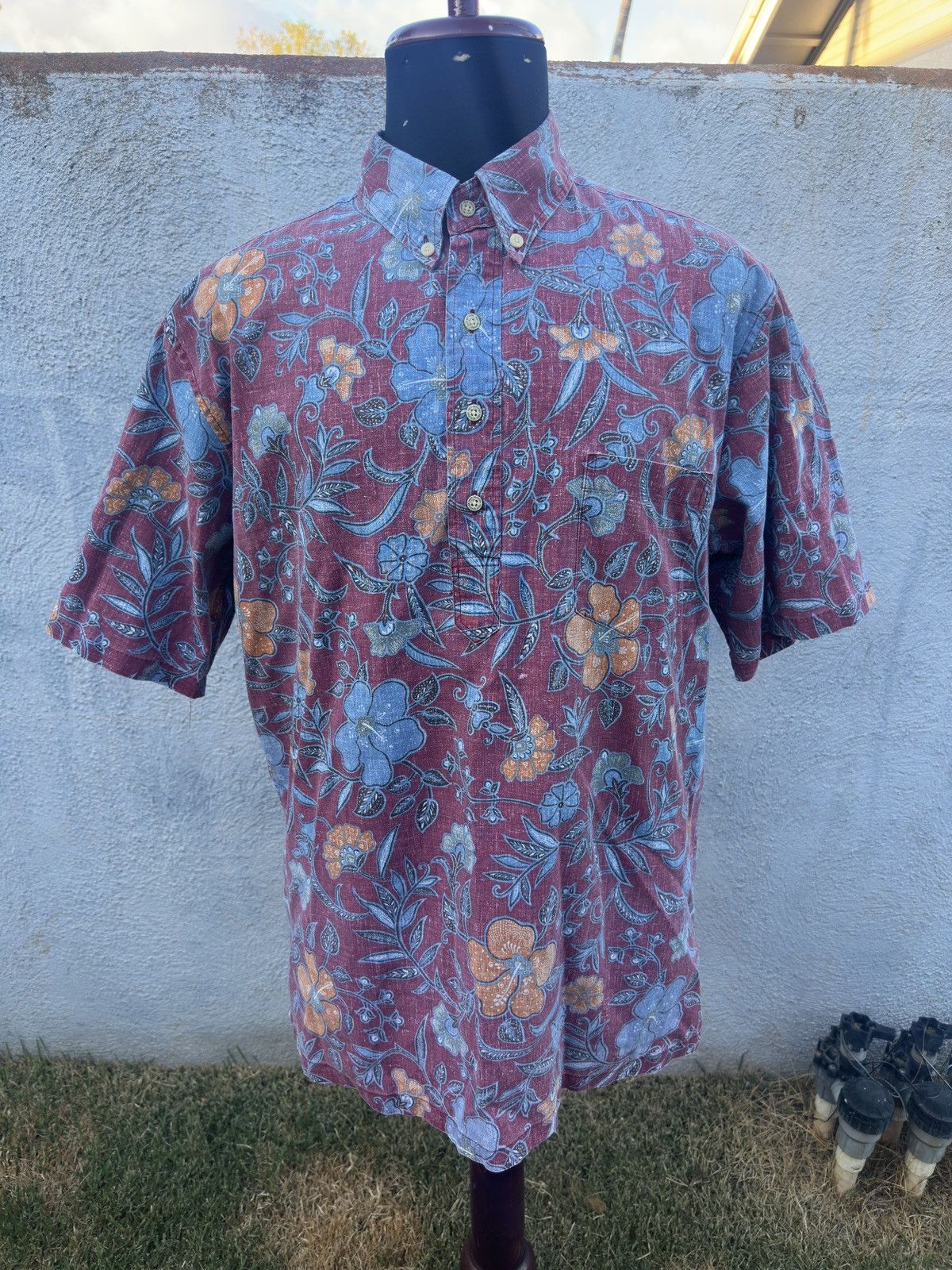 Reyn Spooner PreOwned Reyn Spooner Classic Fit Hawaiian Print Men's XL Size US XL / EU 56 / 4 - 1 Thumbnail