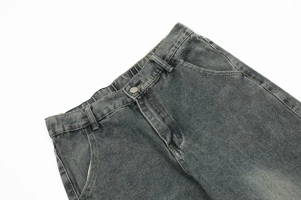 Japanese Brand VIBE Men's multi-pocket punk washed distressed cargo jeans Size US 32 / EU 48 - 3 Thumbnail