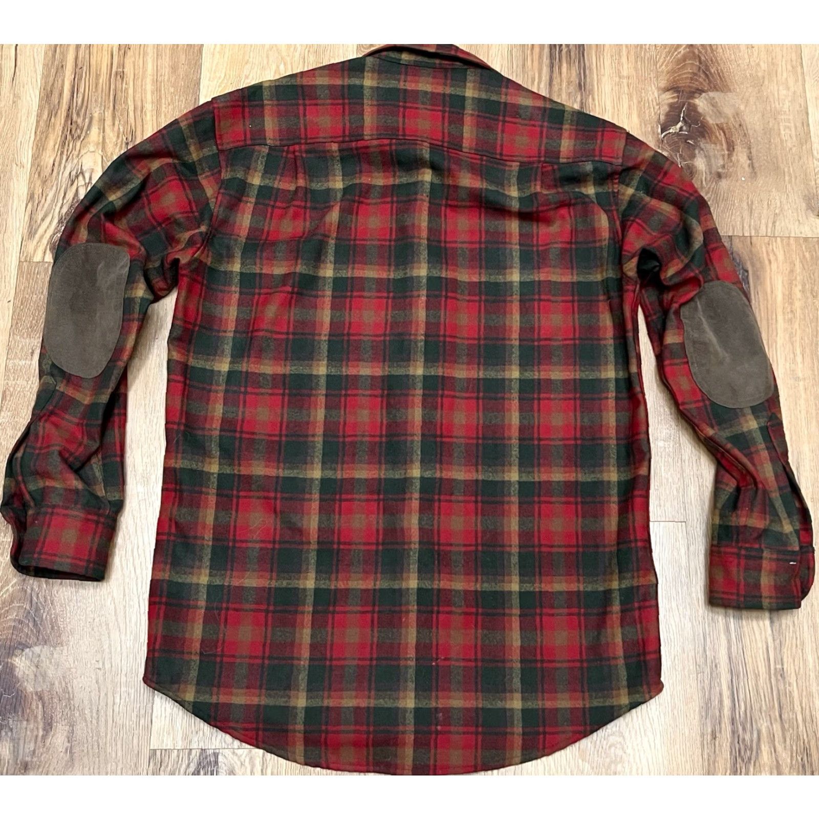 Pendleton Pendleton Shirt Men’s Small Plaid Elbow Patch Wool Button-Up Long Sleeve Multicolor Outdoor Classic Size US S / EU 44-46 / 1 - 5 Thumbnail