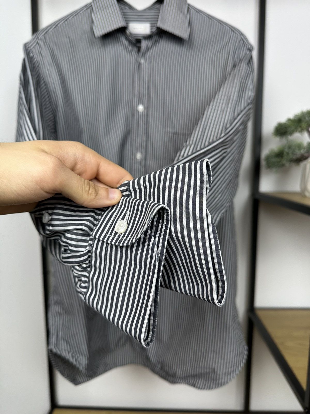 Brioni Brioni Luxury Striped Shirt Classic Old Money Style Men’s L Size US L / EU 52-54 / 3 - 9 Thumbnail