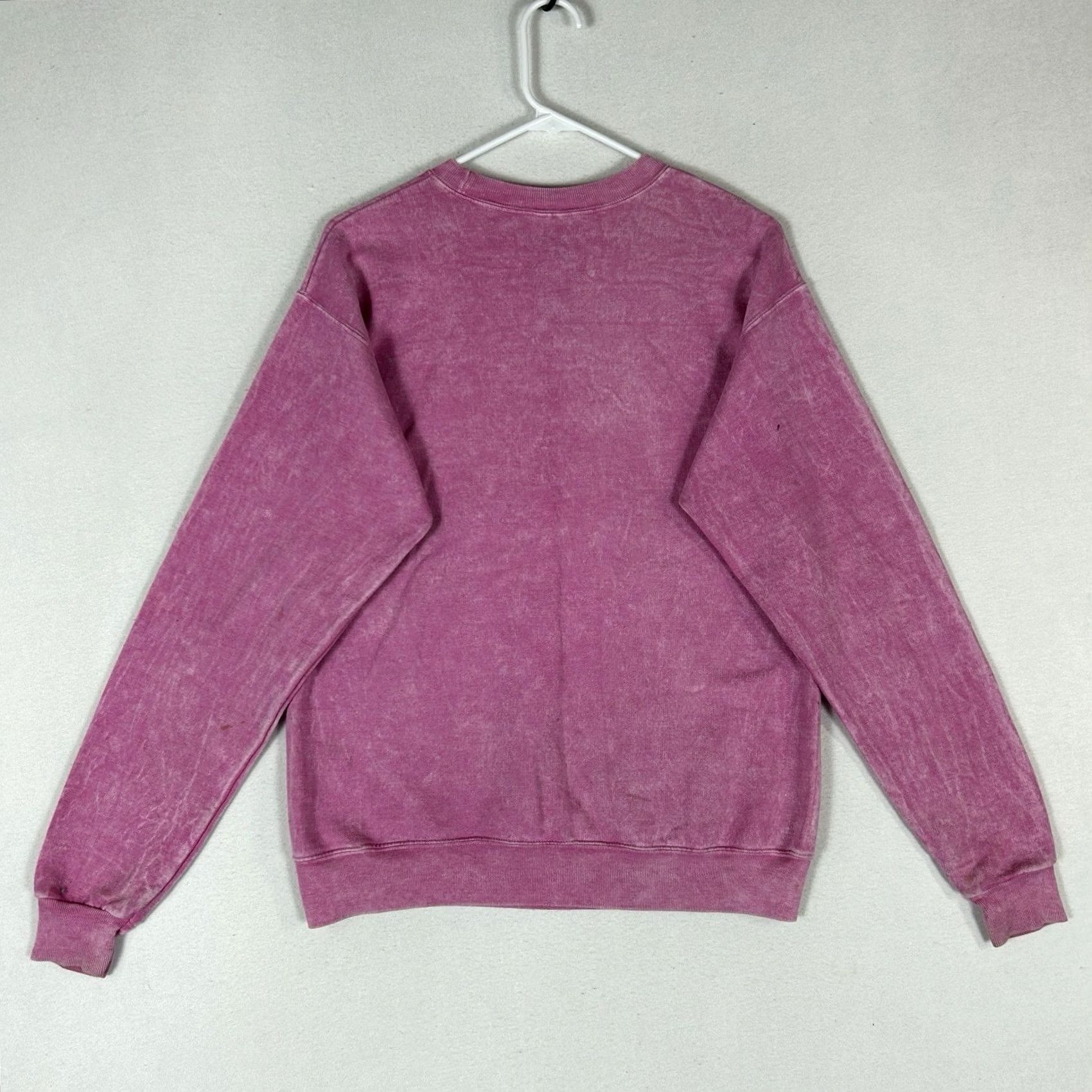 Pinko Nirvana Graphic Smiley Sweatshirt Women's Small Pink Crew Pullover Long Sleeve Size S / US 4 / IT 40 - 5 Thumbnail