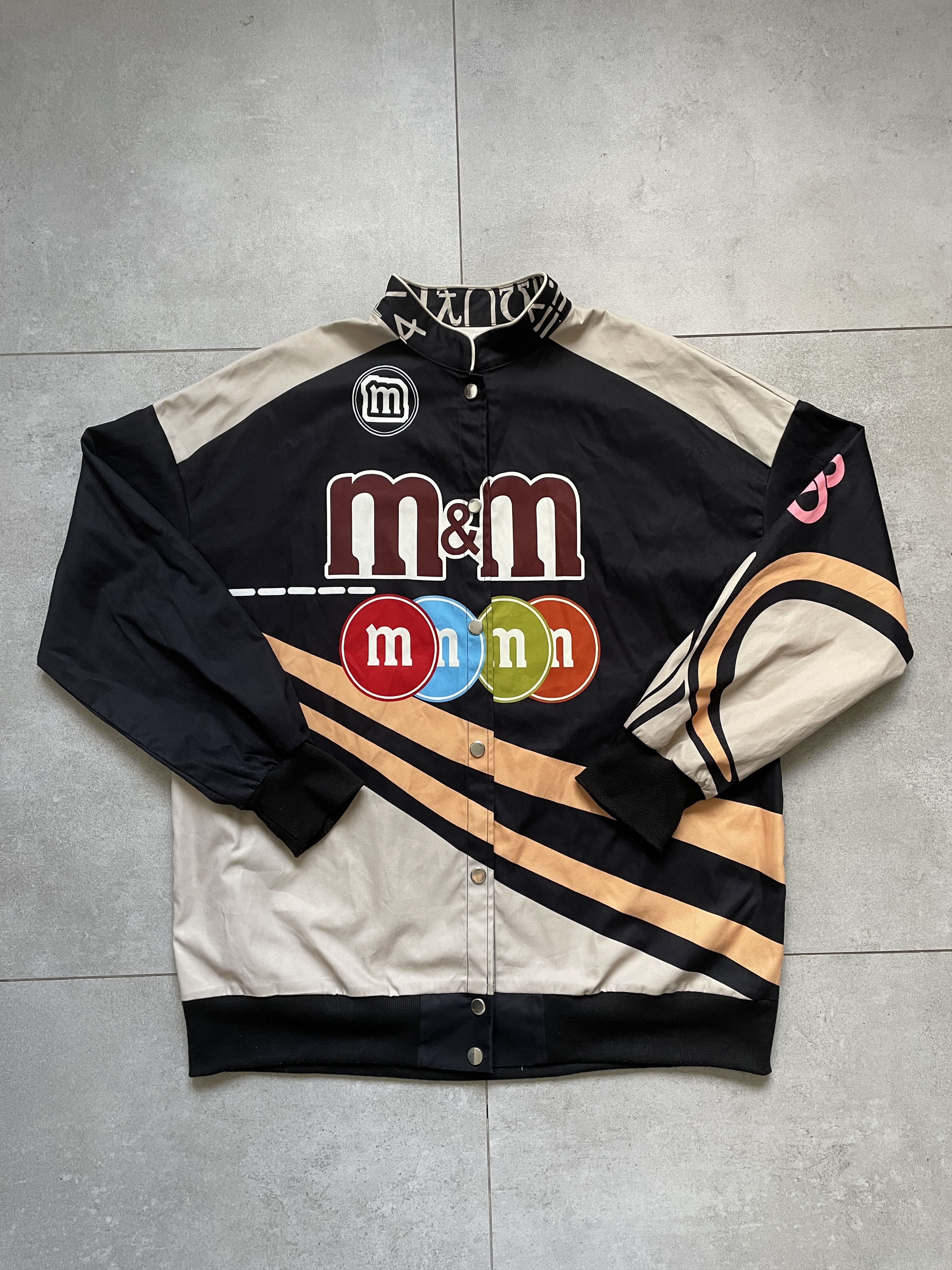 M&MS BEIGE MOTO RACING LIGHT JACKET