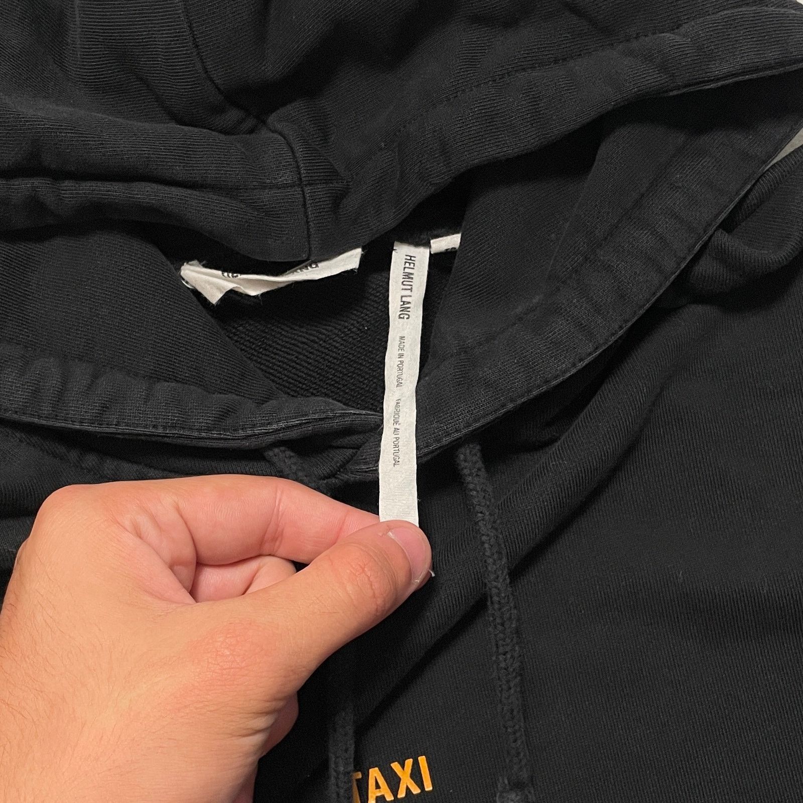Helmut Lang Helmut Lang Limited Edition Taxi AW18/19 Black Hoodie XS Size US XS / EU 42 / 0 - 4 Thumbnail