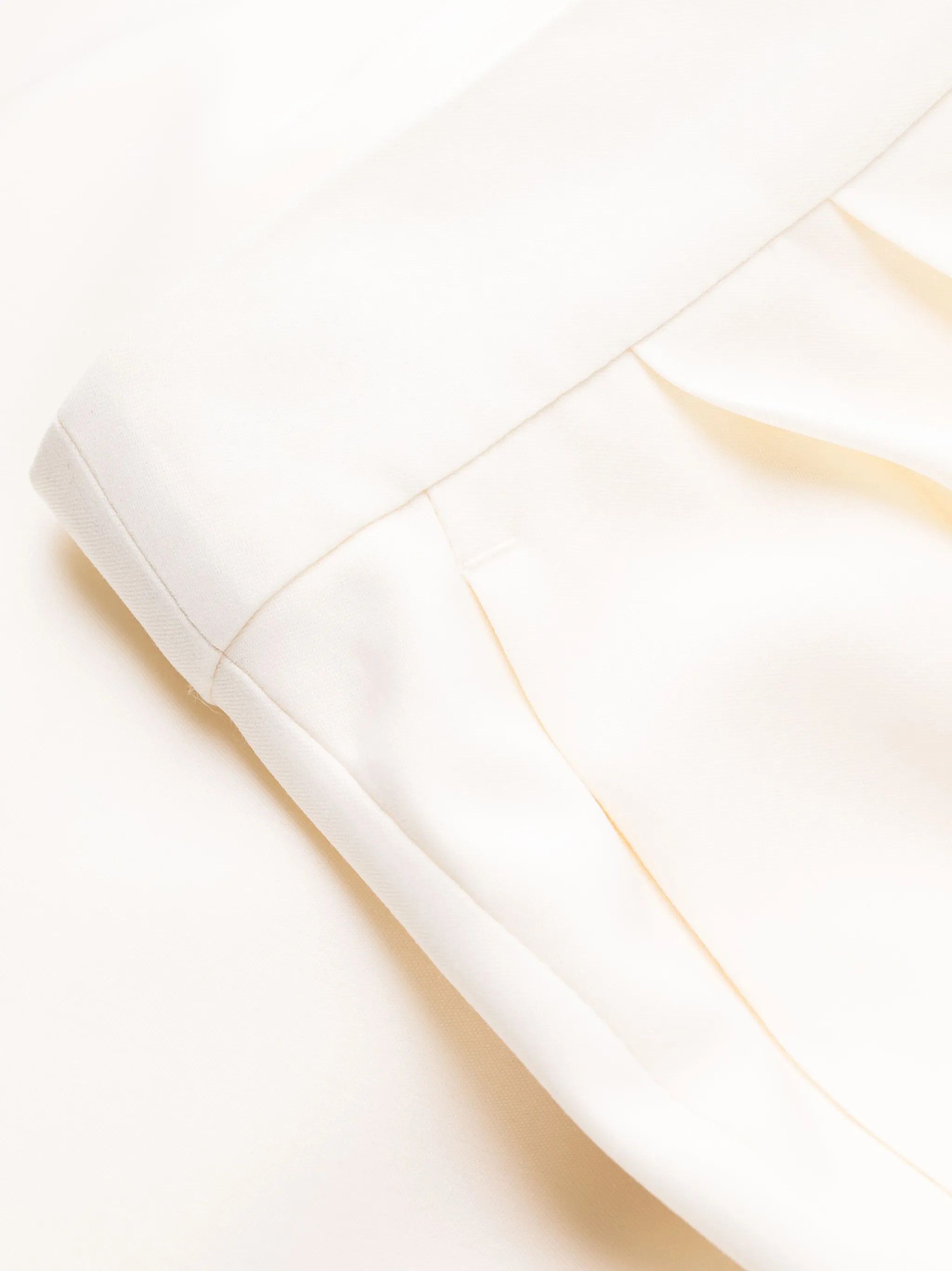 Alexander McQueen o1y0325 Pant in Ivory Size 30" / US 8 / IT 44 - 6 Thumbnail