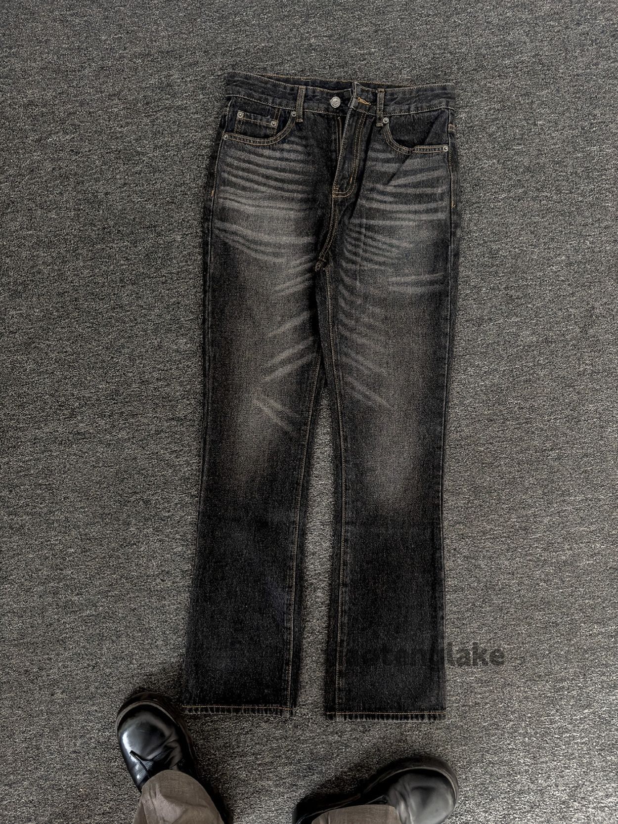 Jean × Vintage washed faded cleanfit yuppie y2k bootcut jeans Size US 32 / EU 48 - 4 Thumbnail