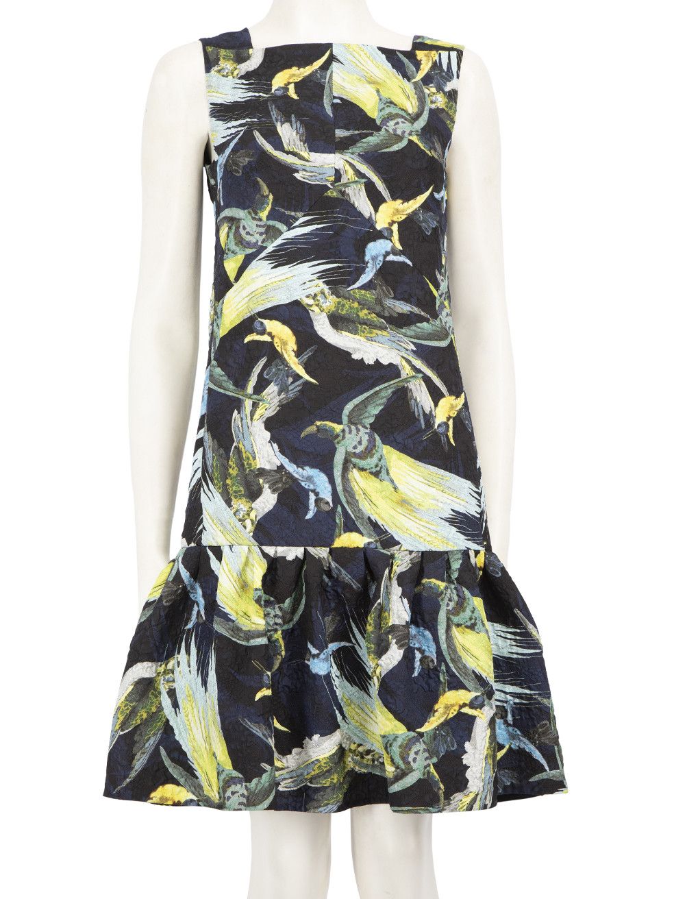Erdem Bird Print Knee Length Dress Size S / US 4 / IT 40 - 1 Thumbnail