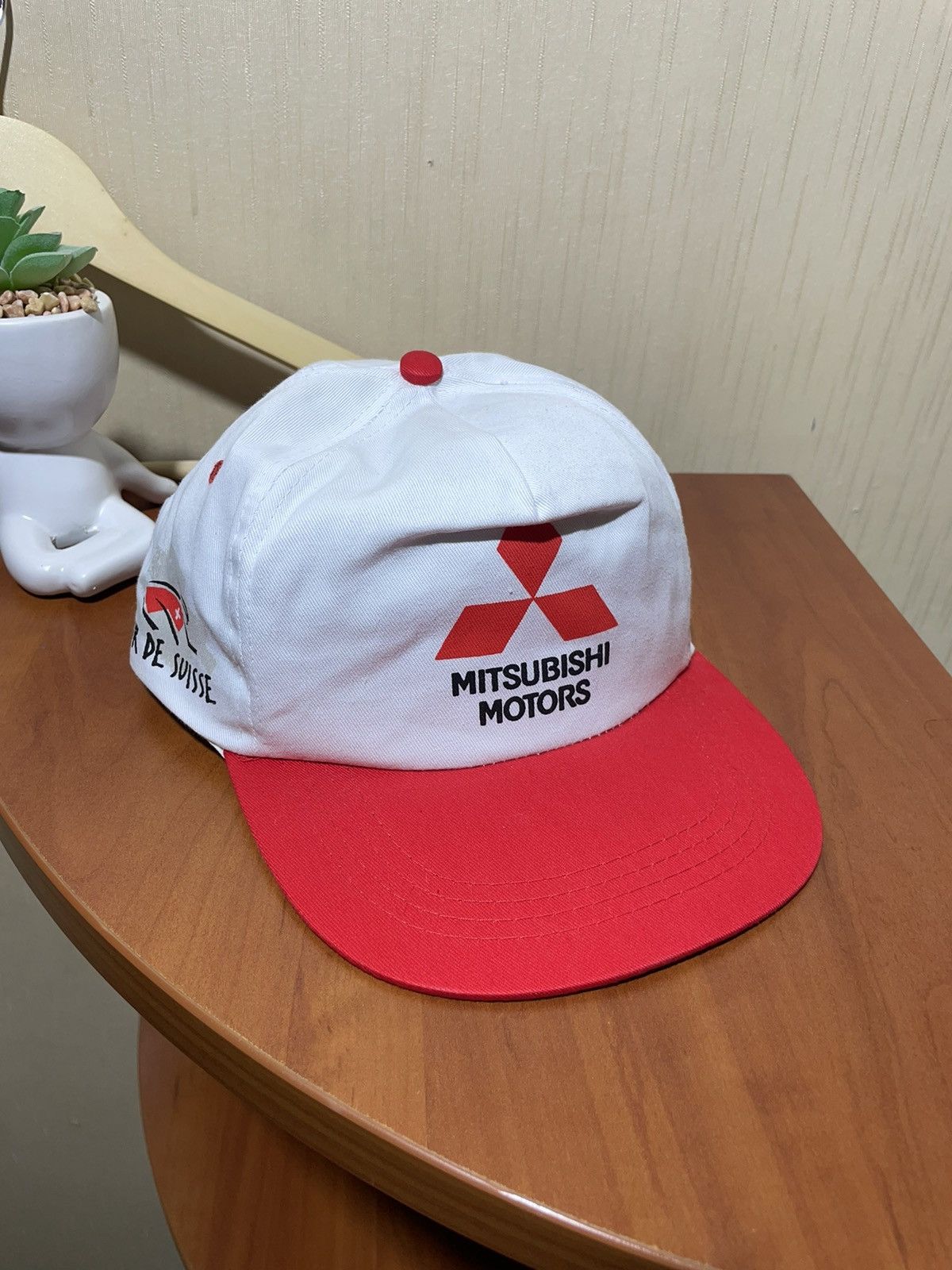 Vintage Mitsubishi racing vintage racing cap 80-90s Size ONE SIZE - 1 Thumbnail