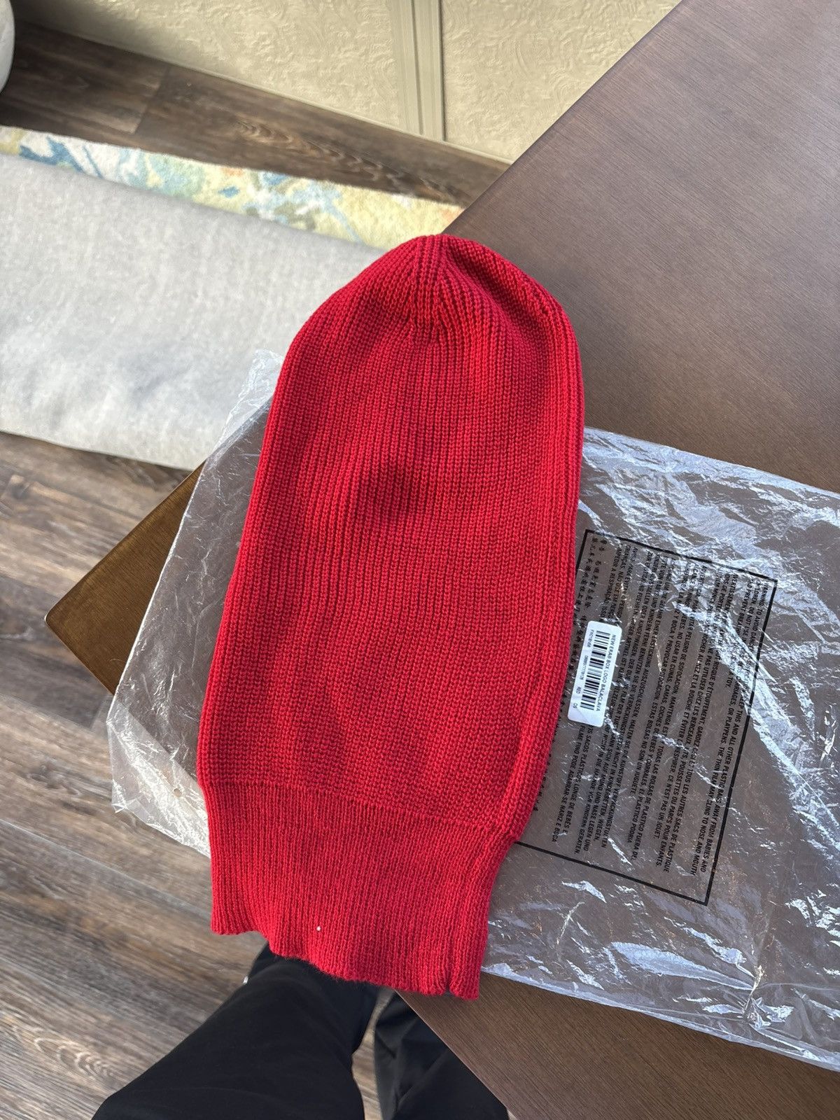 Supreme Supreme New Era Box Logo Balaclava FW21 Red Size ONE SIZE - 2 Thumbnail