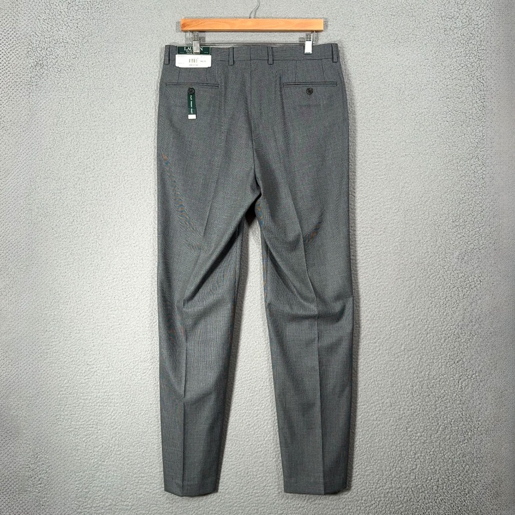 Ralph Lauren Lauren Ralph Lauren Pants Mens 34x34 Gray Micro Houndstooth Trousers Dress Pants Classic Fit Everyday Wear Mens Size US 34 / EU 50 - 2 Thumbnail