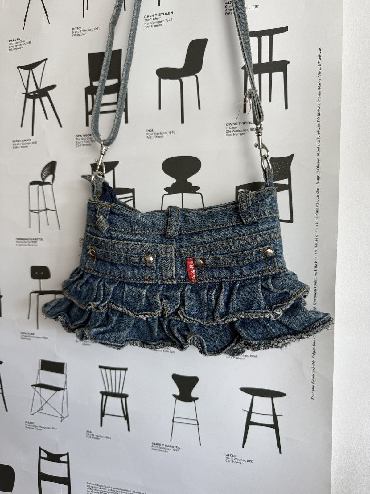 Miss Sixty Vintage y2k like Miss Sixty shoulder denim bag avantgarde usa Size ONE SIZE - 4 Thumbnail