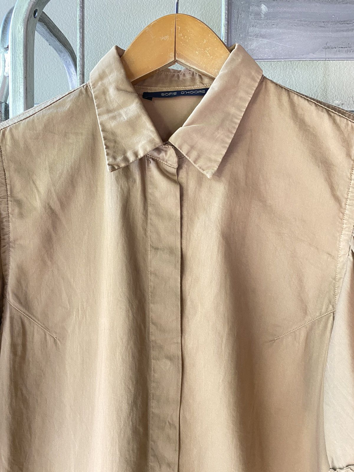 SOFIE D'HOORE SOFIE D'HOORE Brown Puff-Sleeve Blouse Size XS / US 0-2 / IT 36-38 - 13 Thumbnail