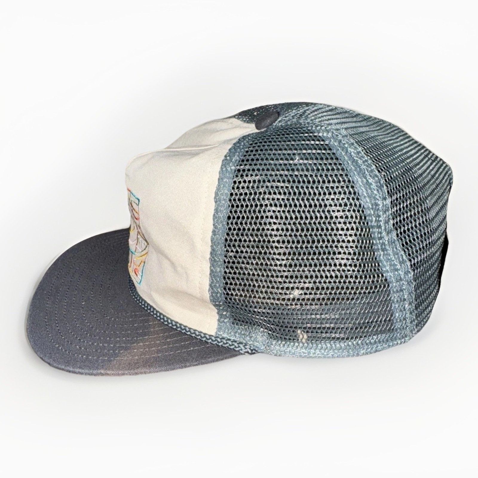 Patagonia Patagonia Trucker Hat Abstract Embroidered Snapback Mesh Size ONE SIZE - 2 Thumbnail