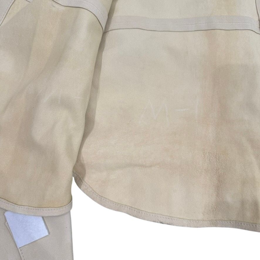 GRLFRND GRLFRND Mae Suede Shirt in Butter Yellow, Size M Size M / US 6-8 / IT 42-44 - 5 Thumbnail