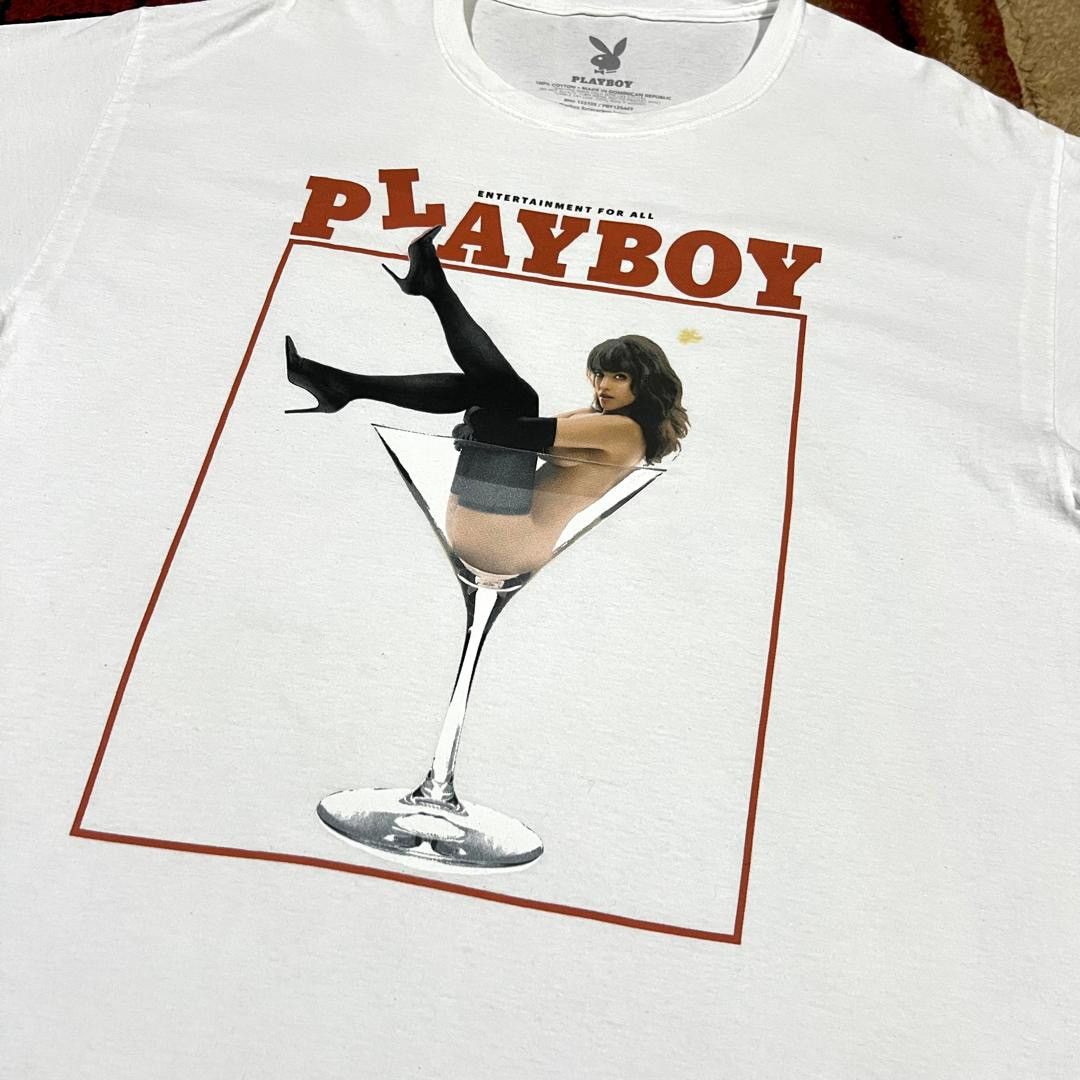Naked & Famous Vintage Playboy Famous Porno Celebrities Naked T Shirt Size US L / EU 52-54 / 3 - 1 Thumbnail