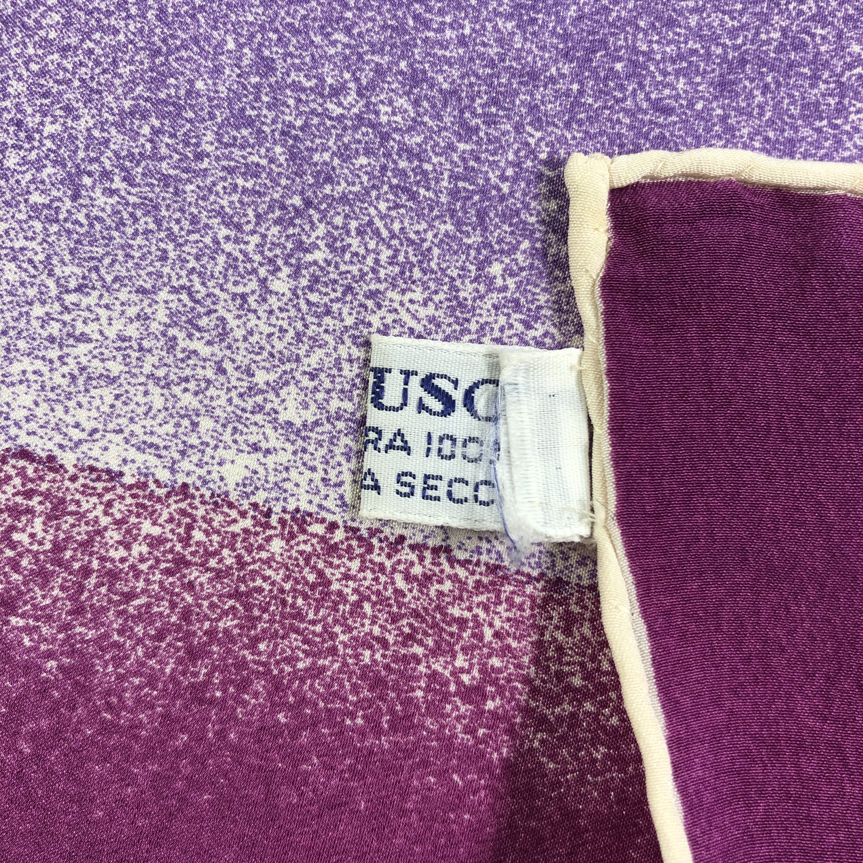Caruso × Vintage Vintage Caruso Silk Scarf Size ONE SIZE - 5 Thumbnail