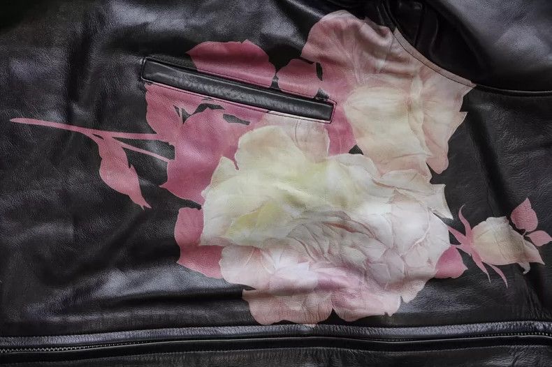 Yohji Yamamoto Yohji Yamamoto 1991AW Chinese rose leather jacket 2503-Ne Size US L / EU 52-54 / 3 - 2 Thumbnail