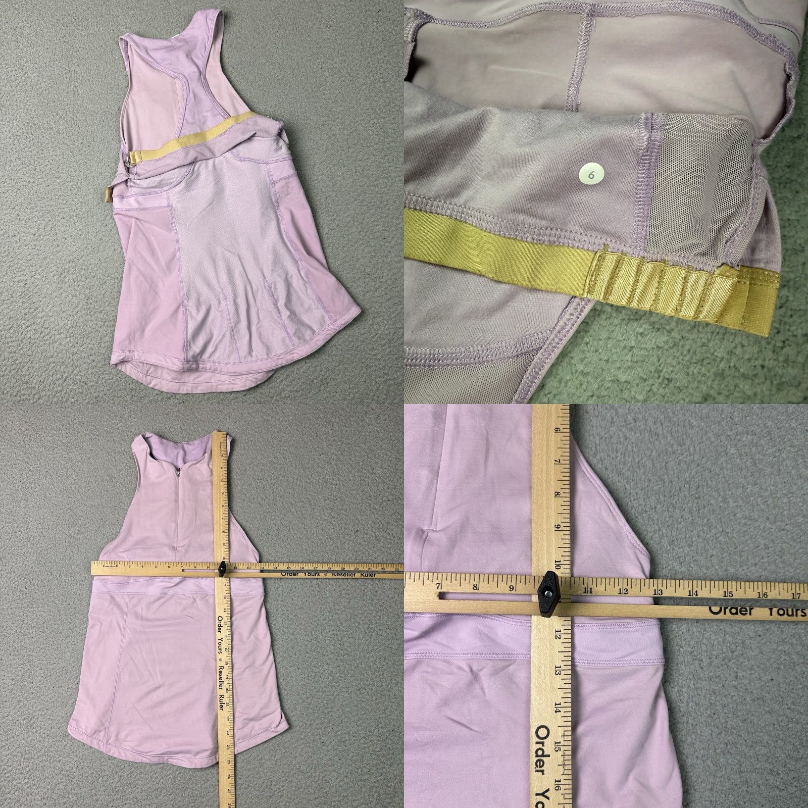 Lululemon Lululemon Tank Top Womens 6 Purple Built-In Bra Activewear Pullover Workout Shirt Size M / US 6-8 / IT 42-44 - 8 Thumbnail