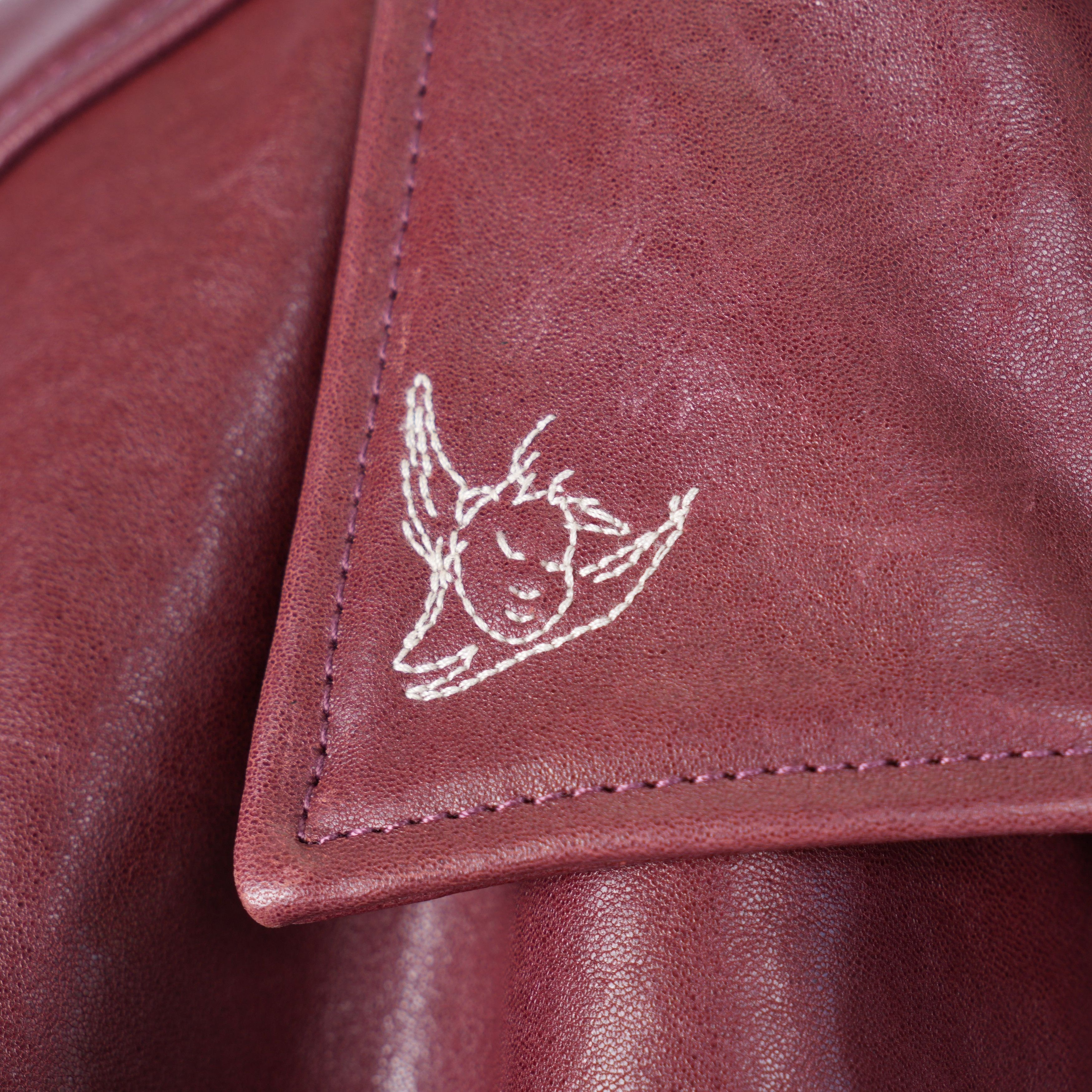 Enfants Riches Deprimes ERD PRINCIPE DE L'AMOUR RED LEATHER JACKET Size US XXL / EU 58 / 5 - 5 Thumbnail