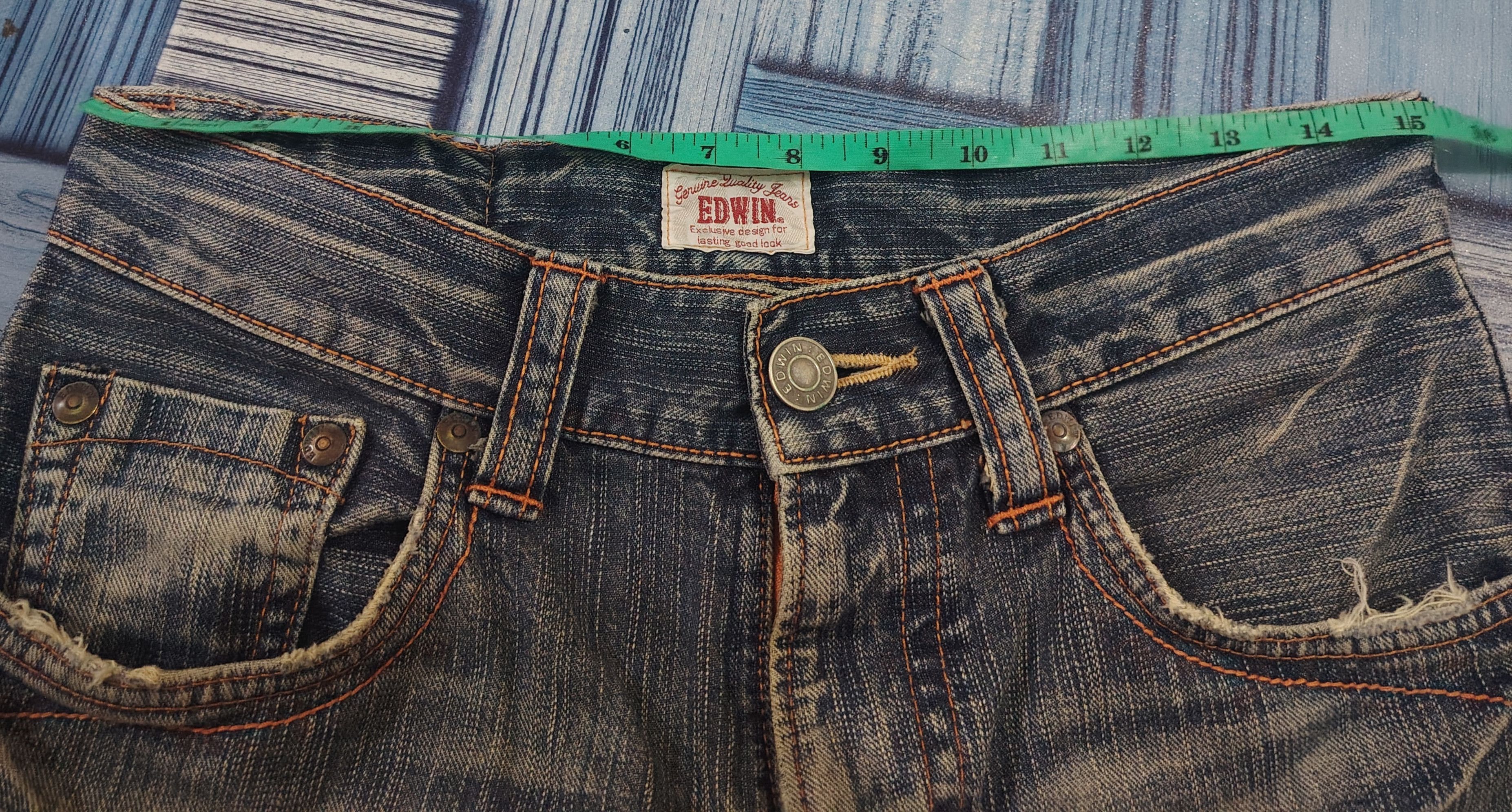 Edwin Edwin Exclusive Vintage Distressed Jeans Orange Stitch Size US 30 / EU 46 - 23 Thumbnail