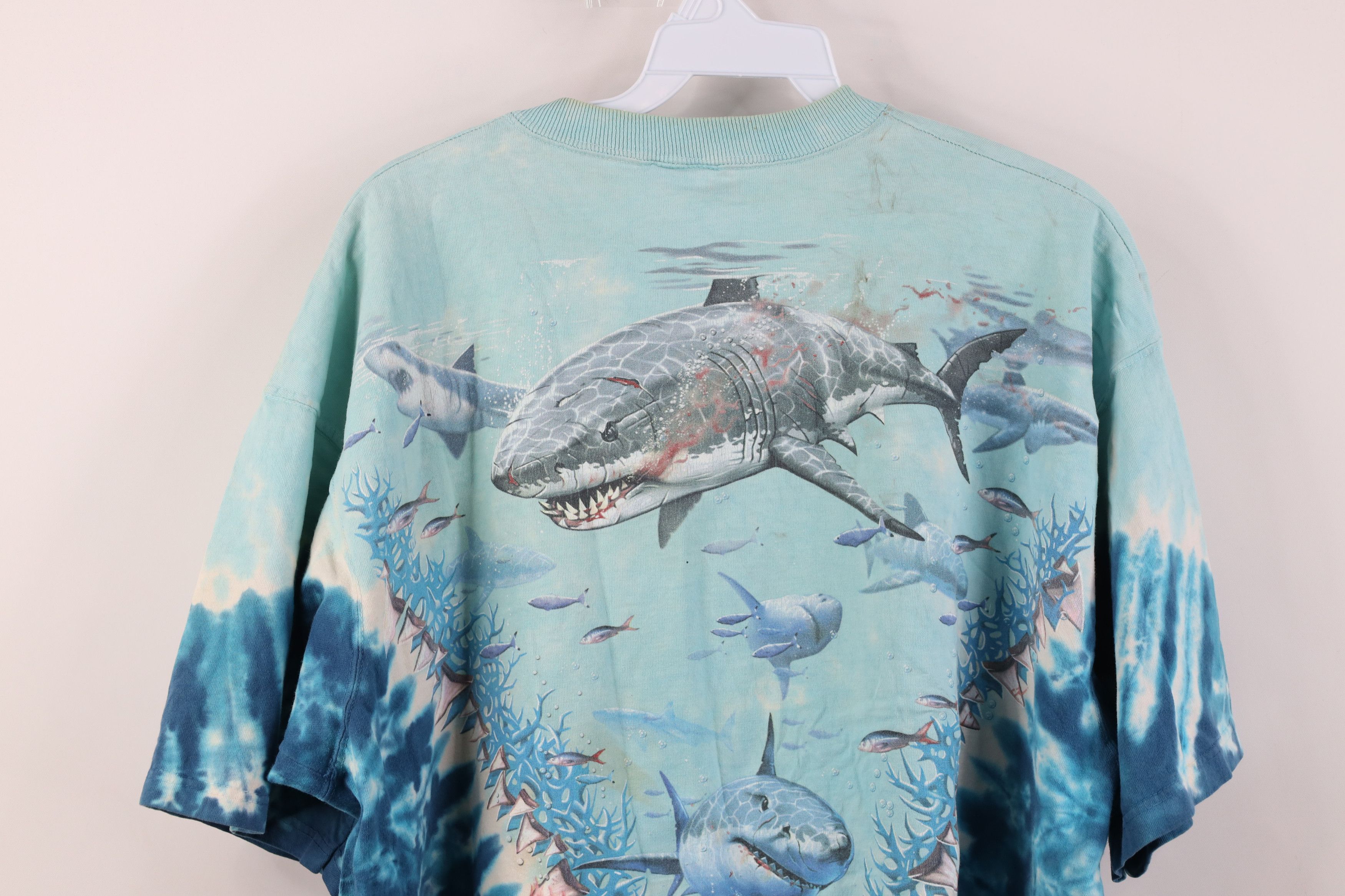 Liquid Blue Vintage 90s Liquid Blue Fish All Over Print T-Shirt USA Size US XL / EU 56 / 4 - 17 Thumbnail