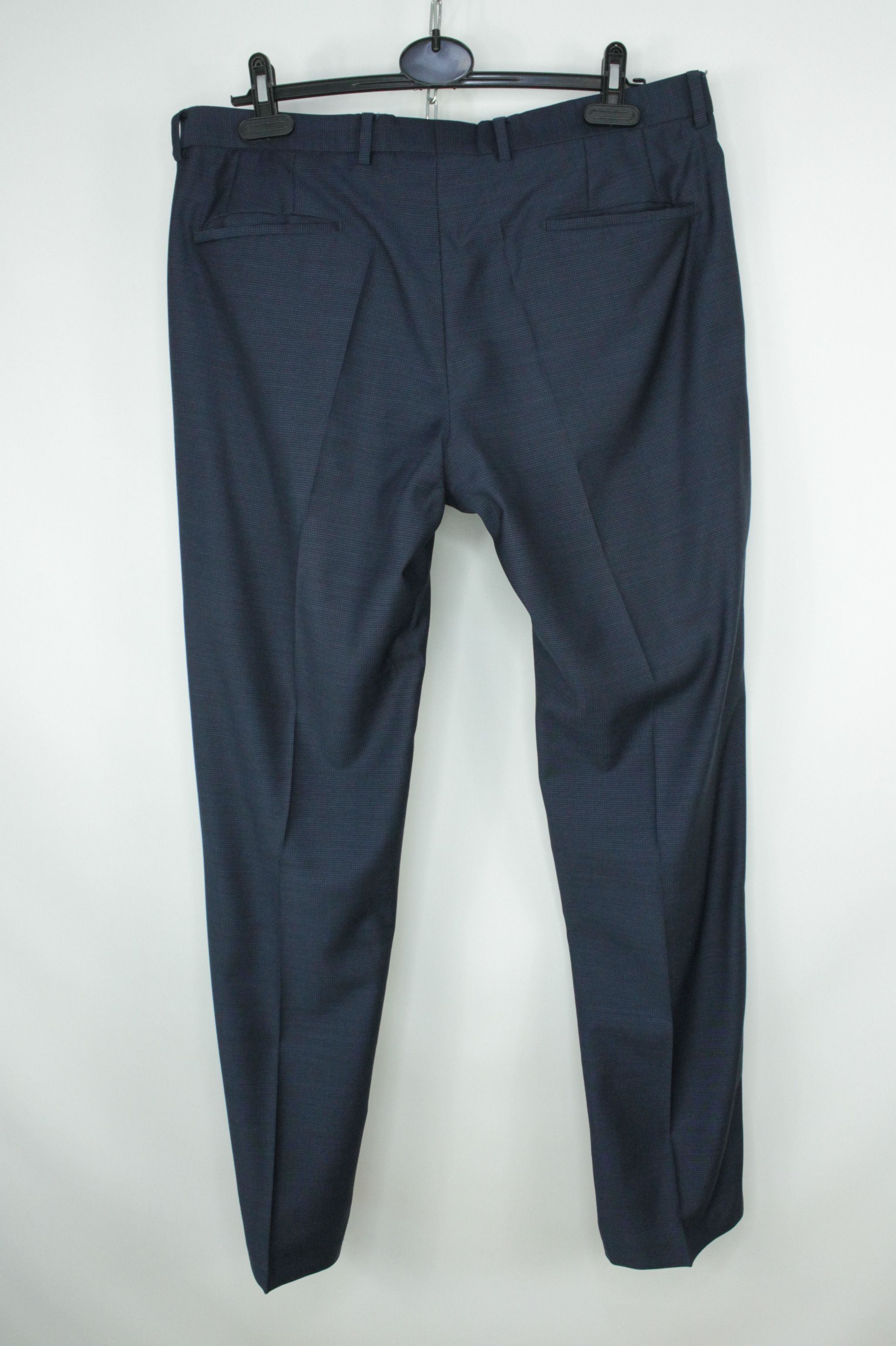 Strellson Strellson Allen/Mercer Slim Fit Blue Wool Formal Men's Suit Size 40R - 15 Thumbnail